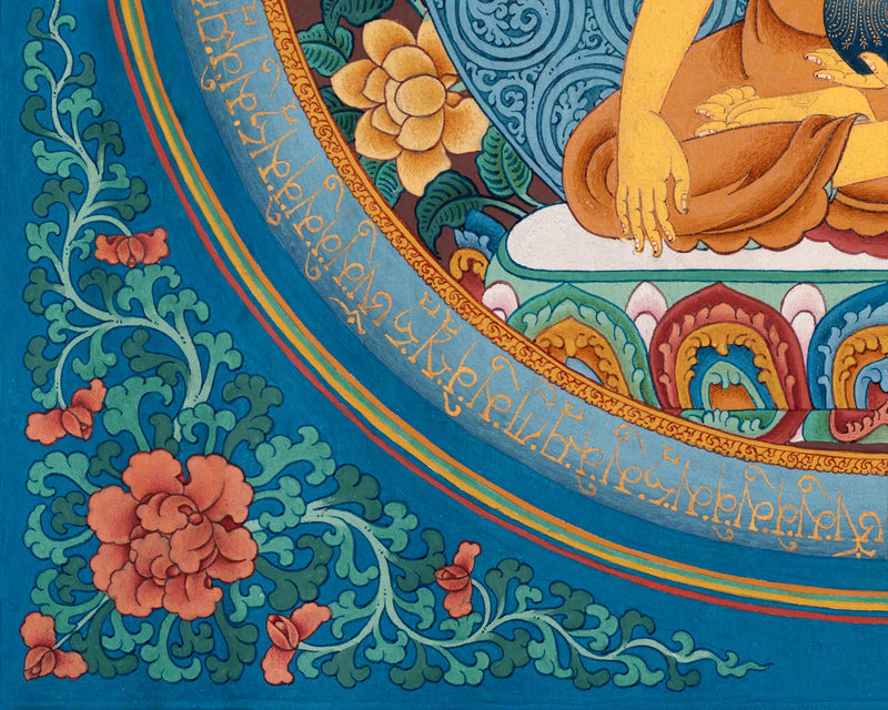 Unique Buddha Shakyamuni Mantra Mandala | A Collector's Masterpiece