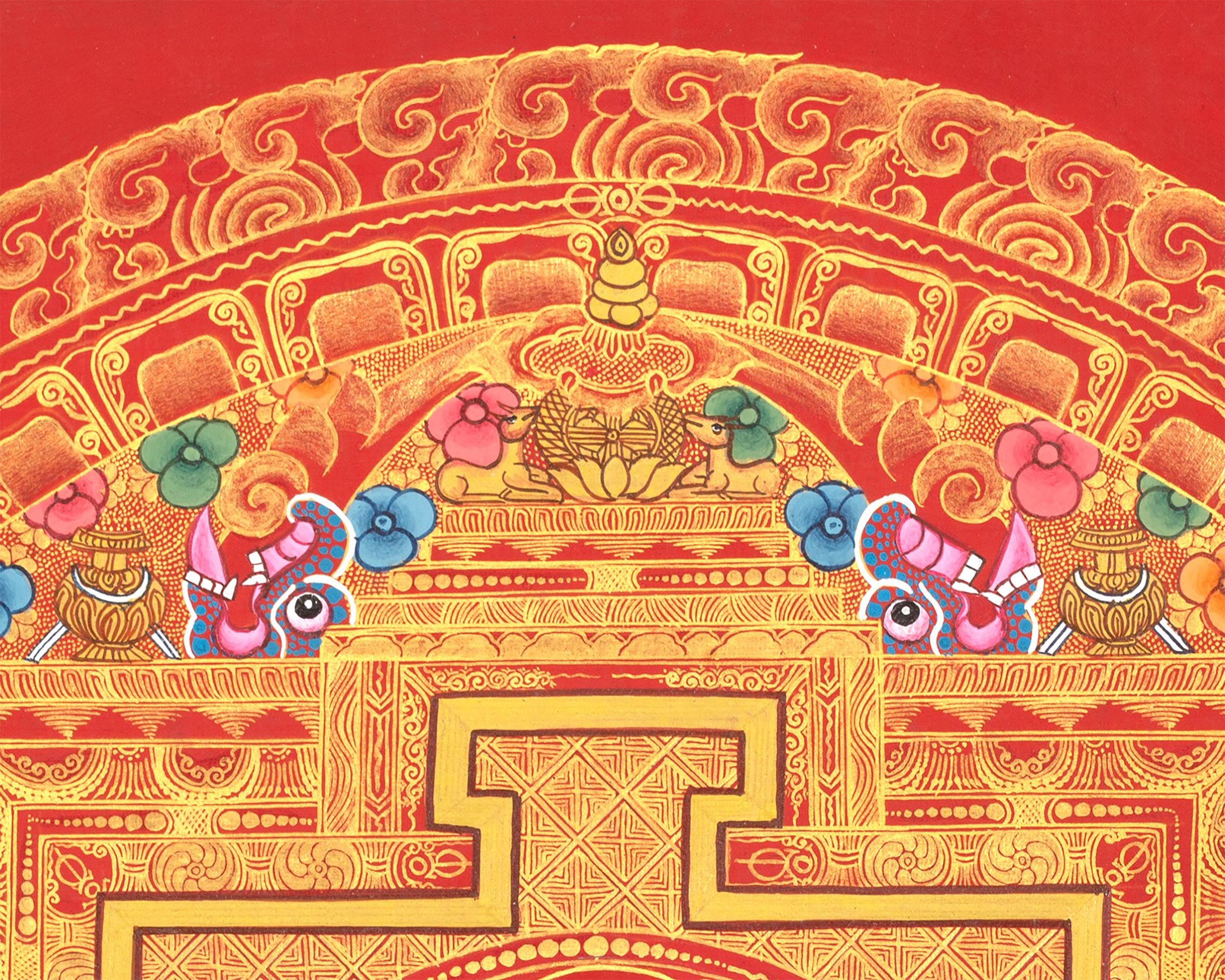 Tibetan Shakyamuni Buddha Mandala | The Buddha of Wisdom and Enlightenment