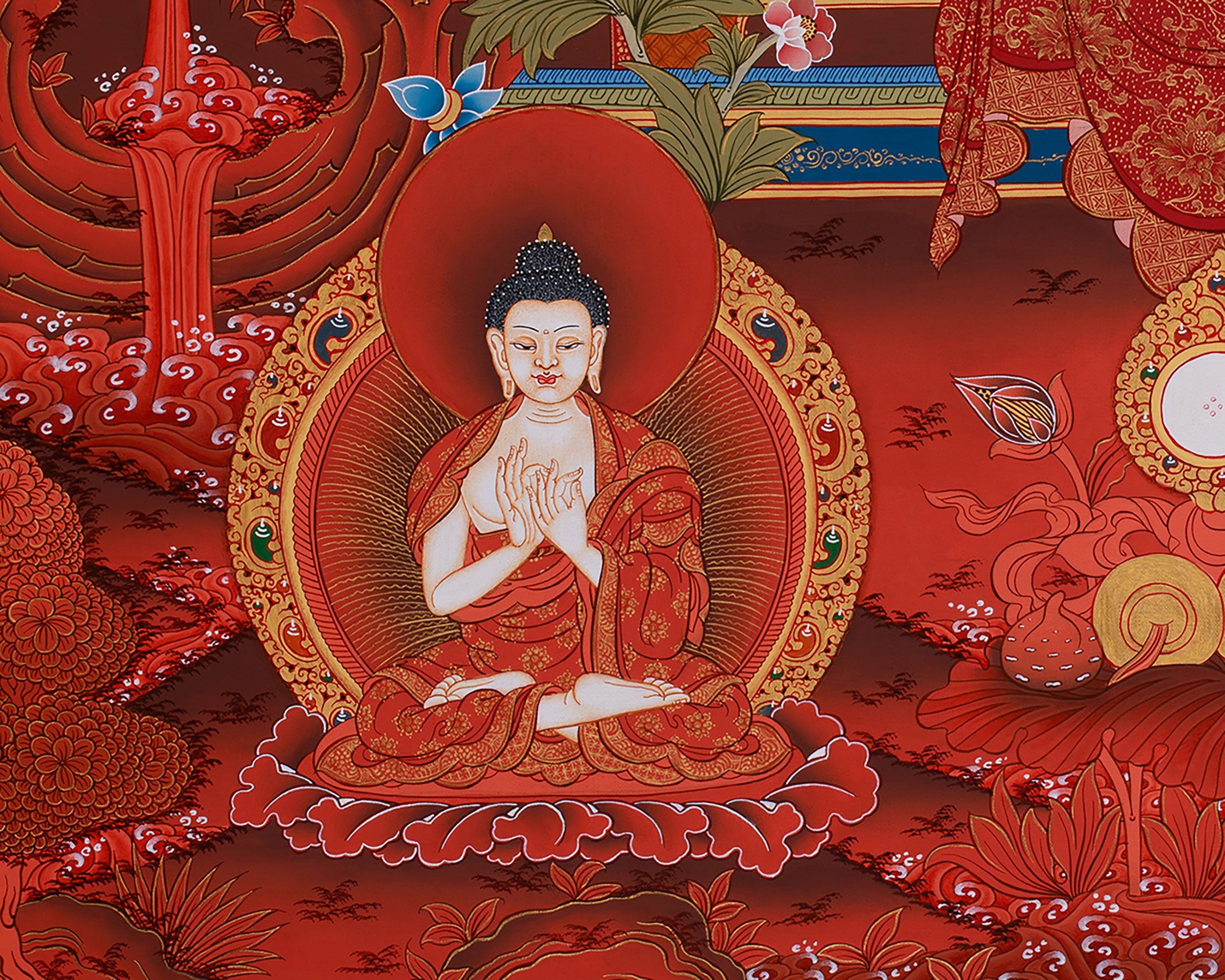 Healing Buddha With Dhyani Buddhas | Spiritual Healing & Balance