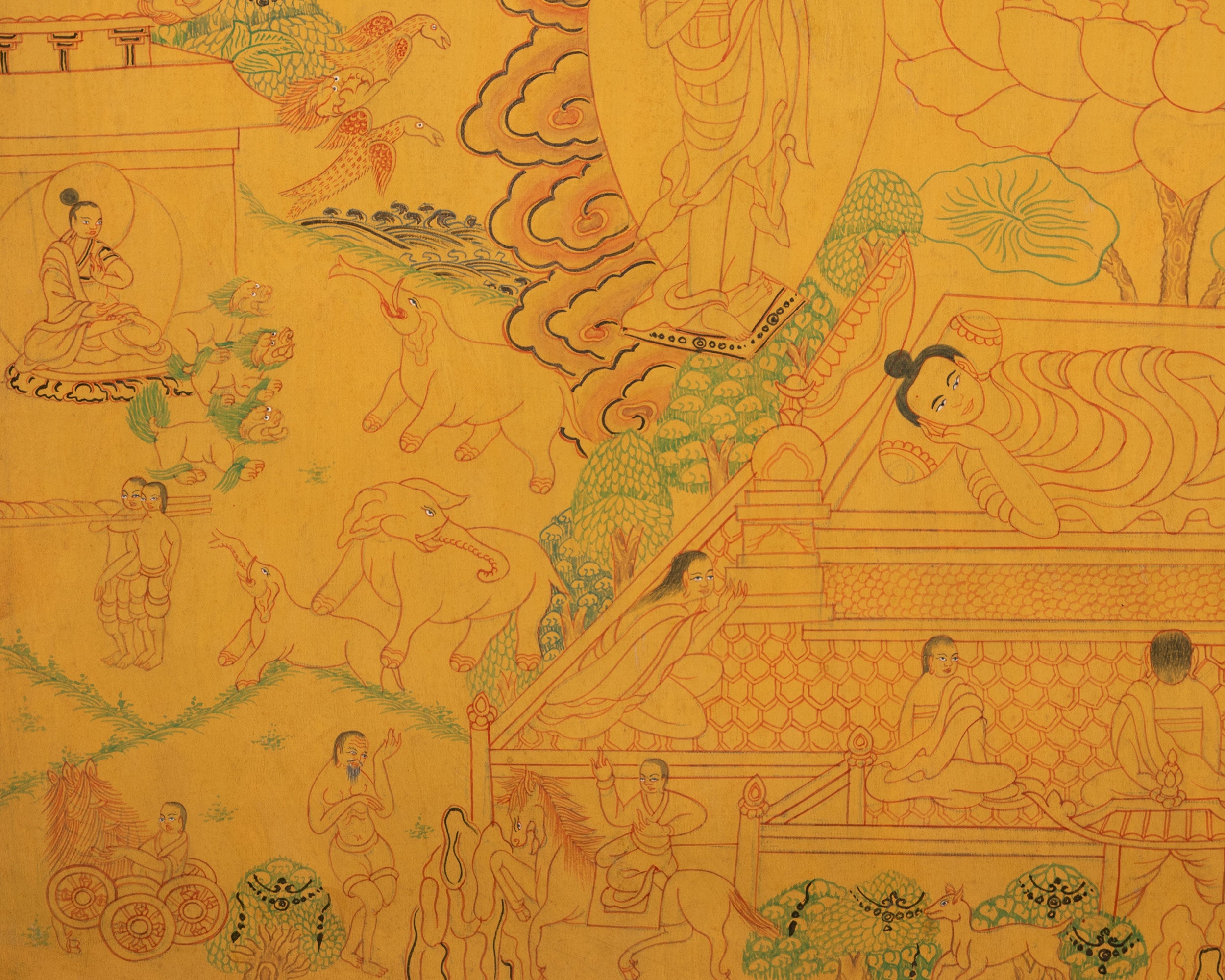 Shakyamuni Buddha Life Story | Tibetan Artwork