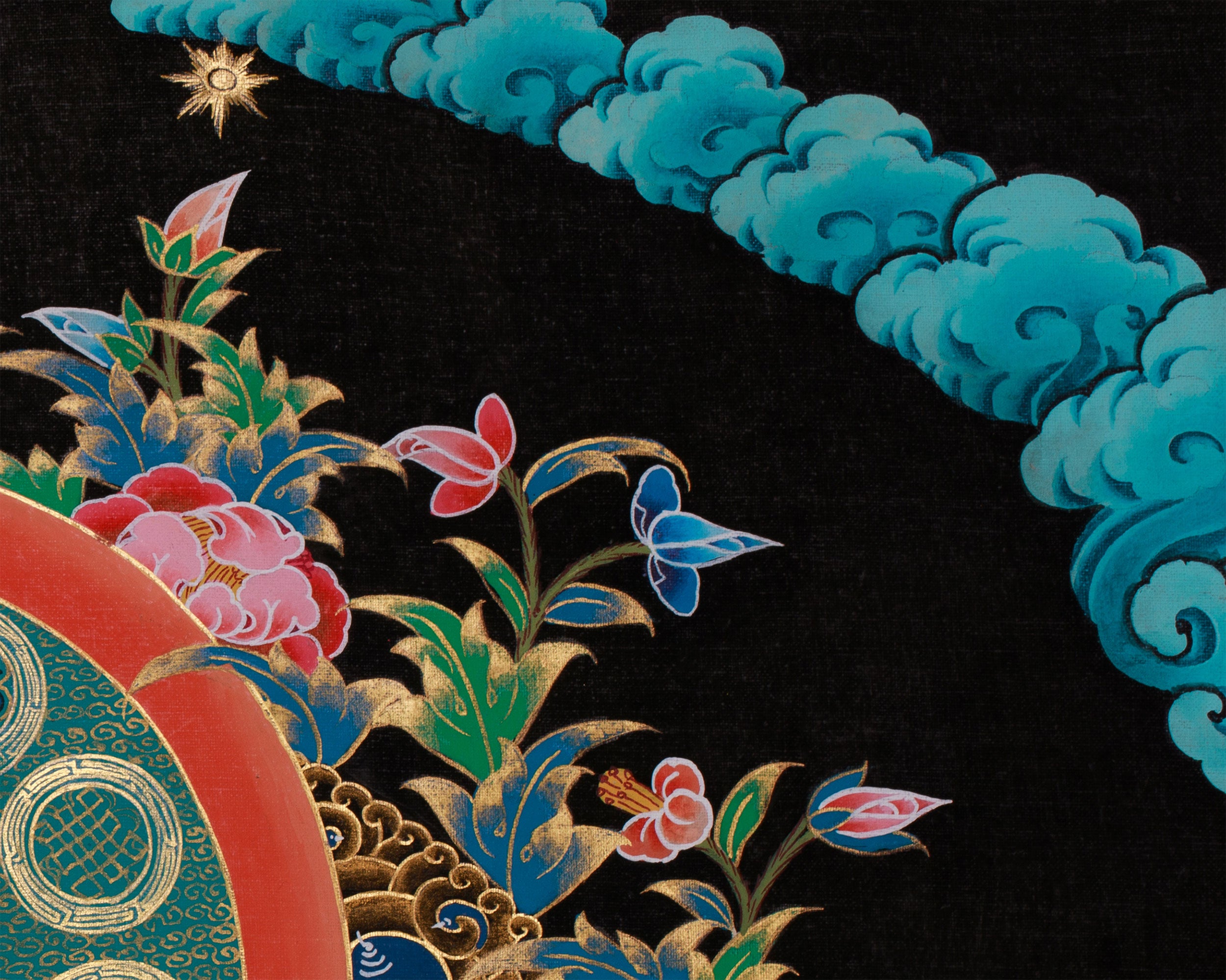 Guru Tsokye Dorje Artwork | Lotus Deity of Vajrayana | Power, Compassion and Wisdom