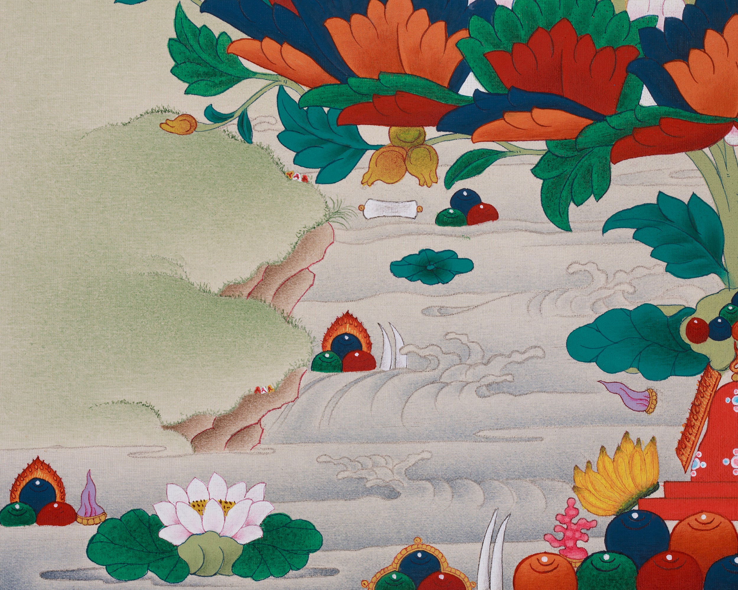Buddhist Guru Rinpoche Art | Second Buddha | Lotus-Born Precious Master
