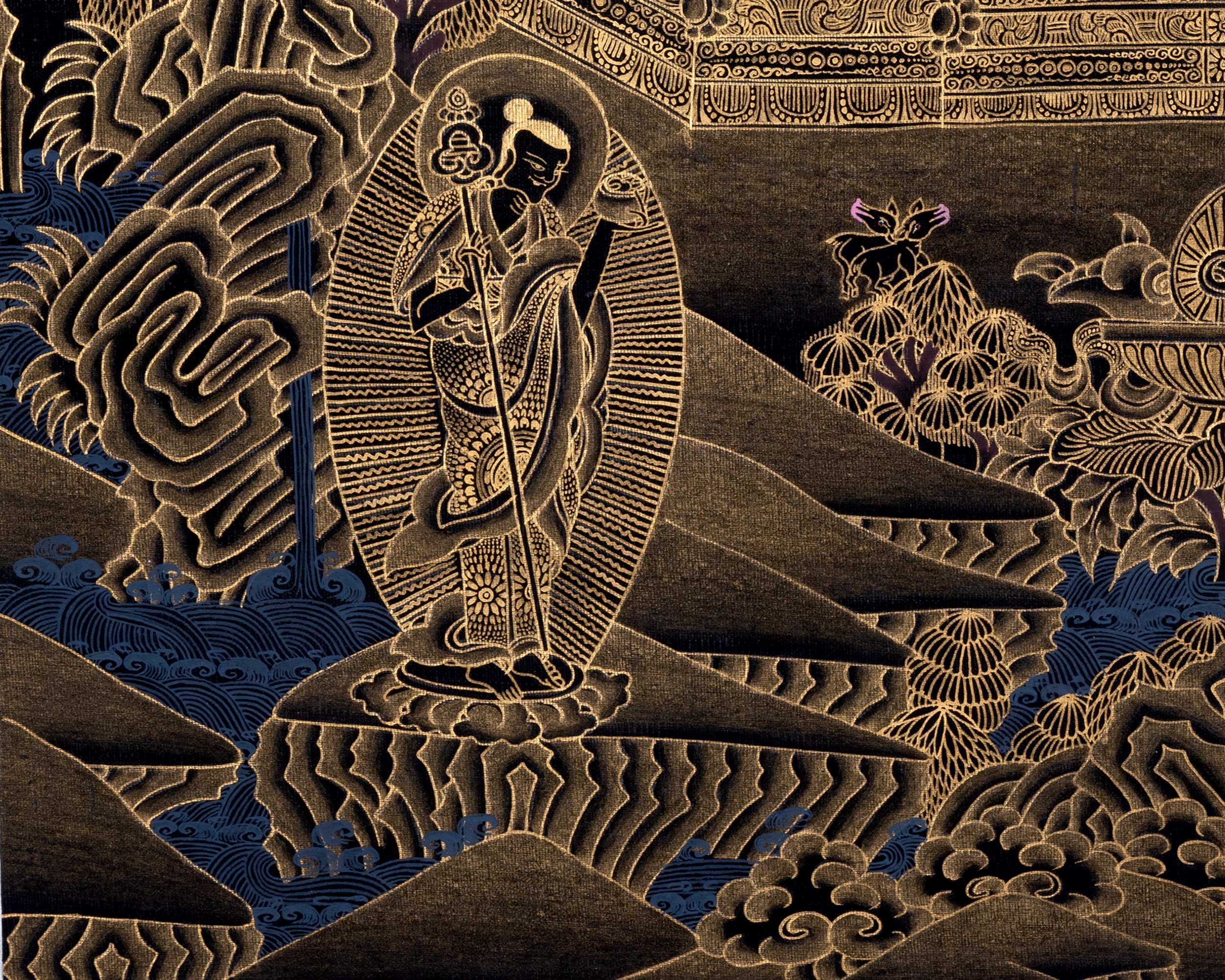 Original Shakyamuni Buddha Thangka | Tibetan Buddhist Religious Painting