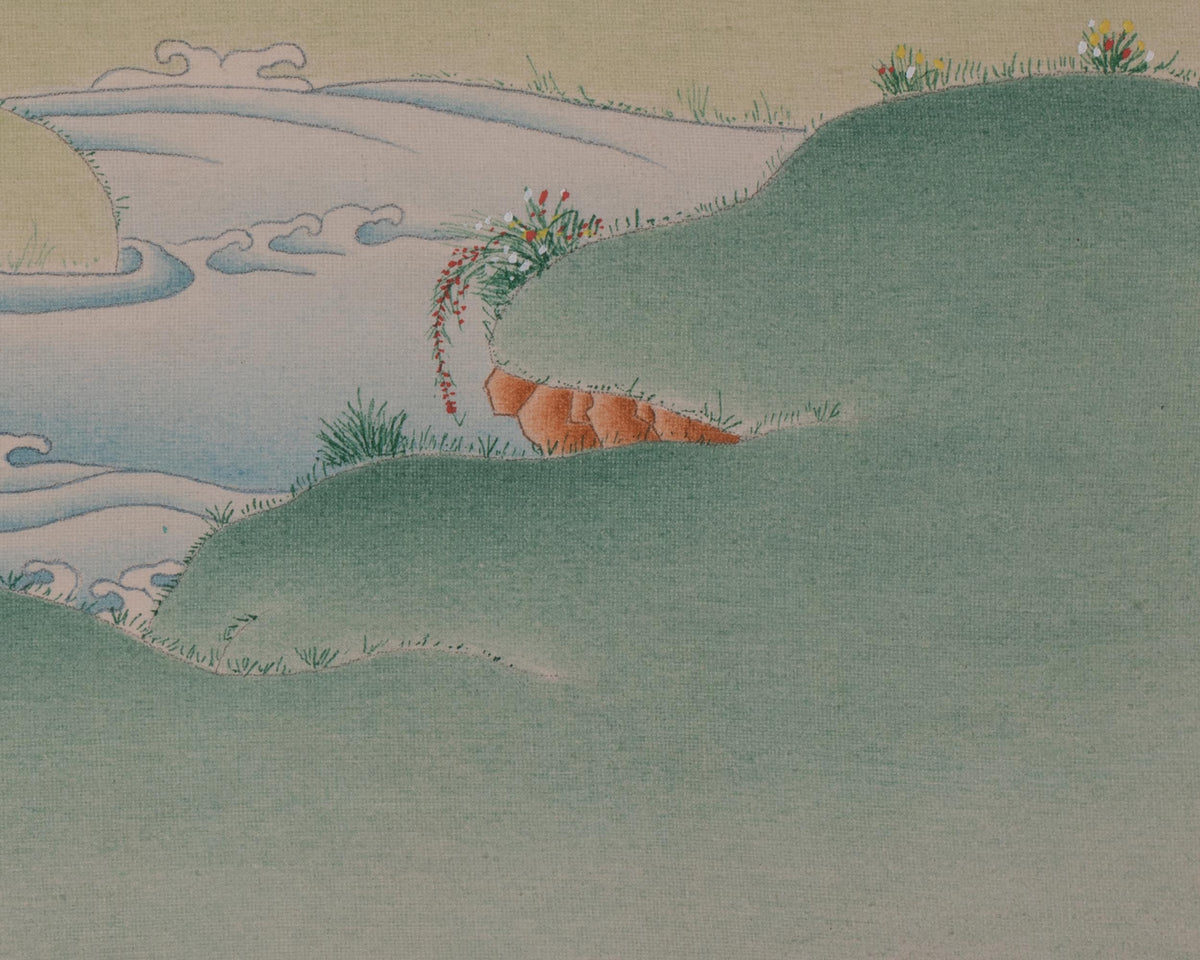 Manjushri Buddhist Artwork | Wisdom Deity | Bodhisattva of Knowledge and Clarity