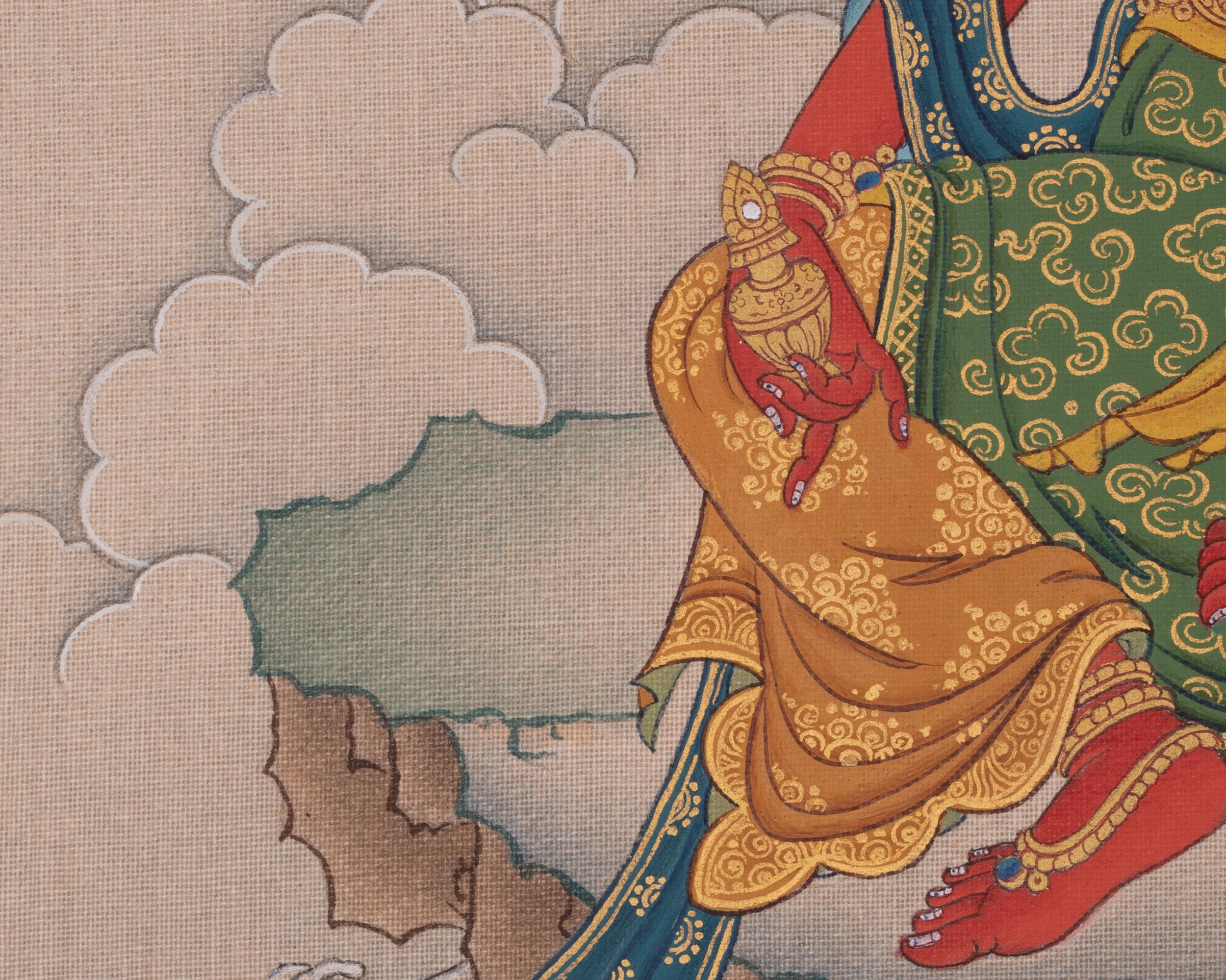 Red Tara Buddhist Art | Embodies The Power of Magnetization, and Transformation