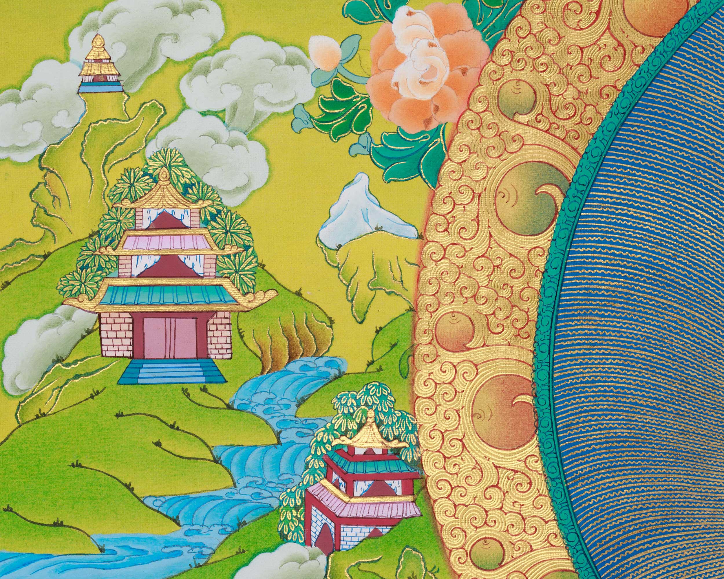 Gautam Buddh Thangka | Traditional Tibetan Buddhist Painting