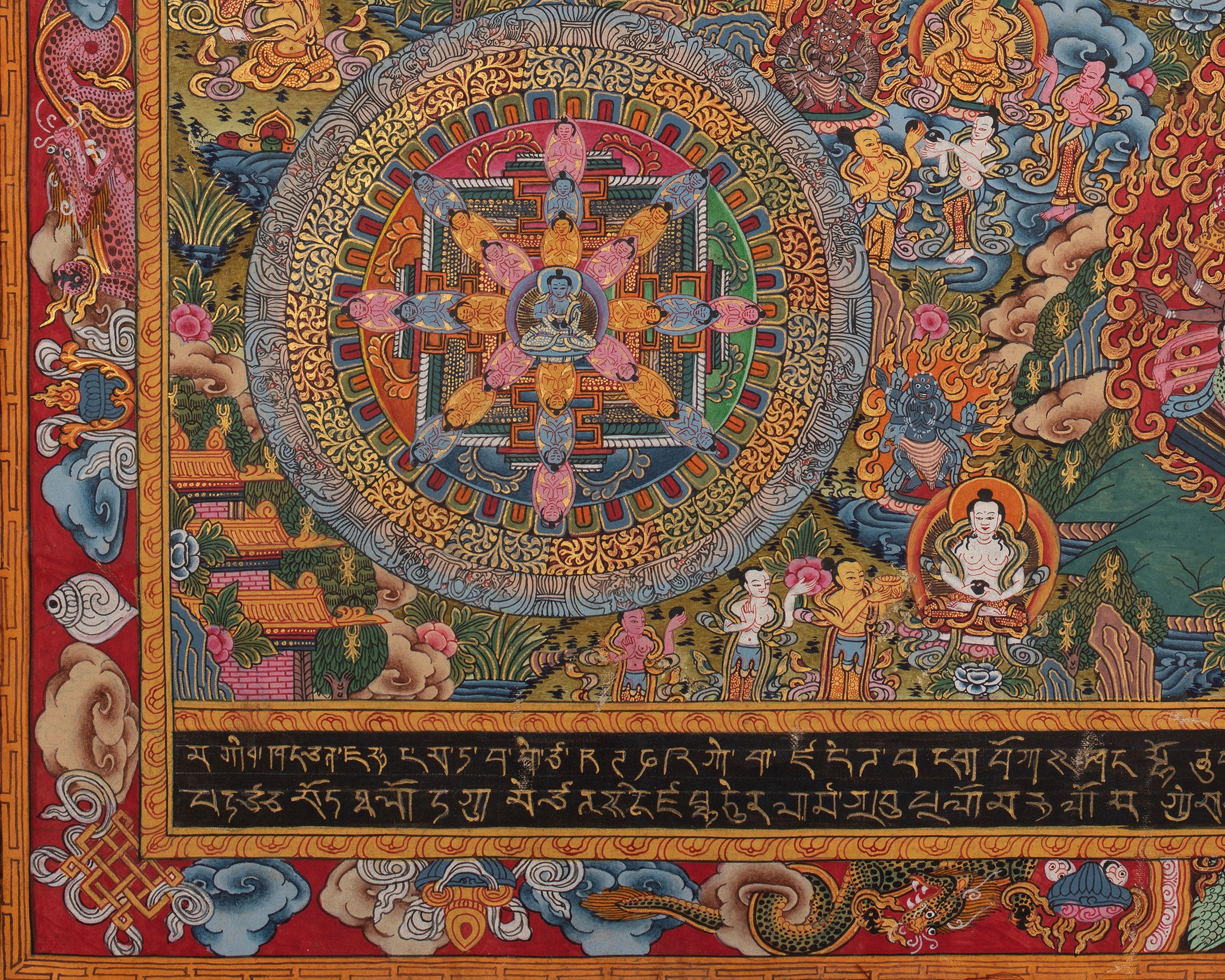 Mandala1000 Armed Lokeshvara | Buddhist Wall Hanging Mandala