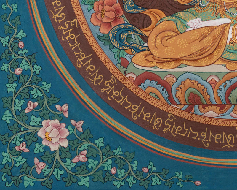 Chenresig Mantra-Mandala Thangka