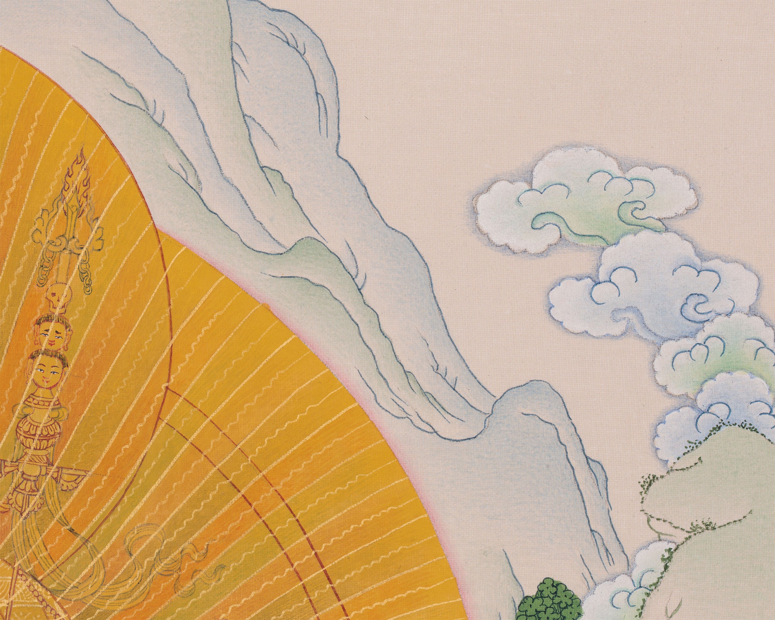 Precious Guru Padmasambhava Artwork | Rinpoche In Rainbow Body Form