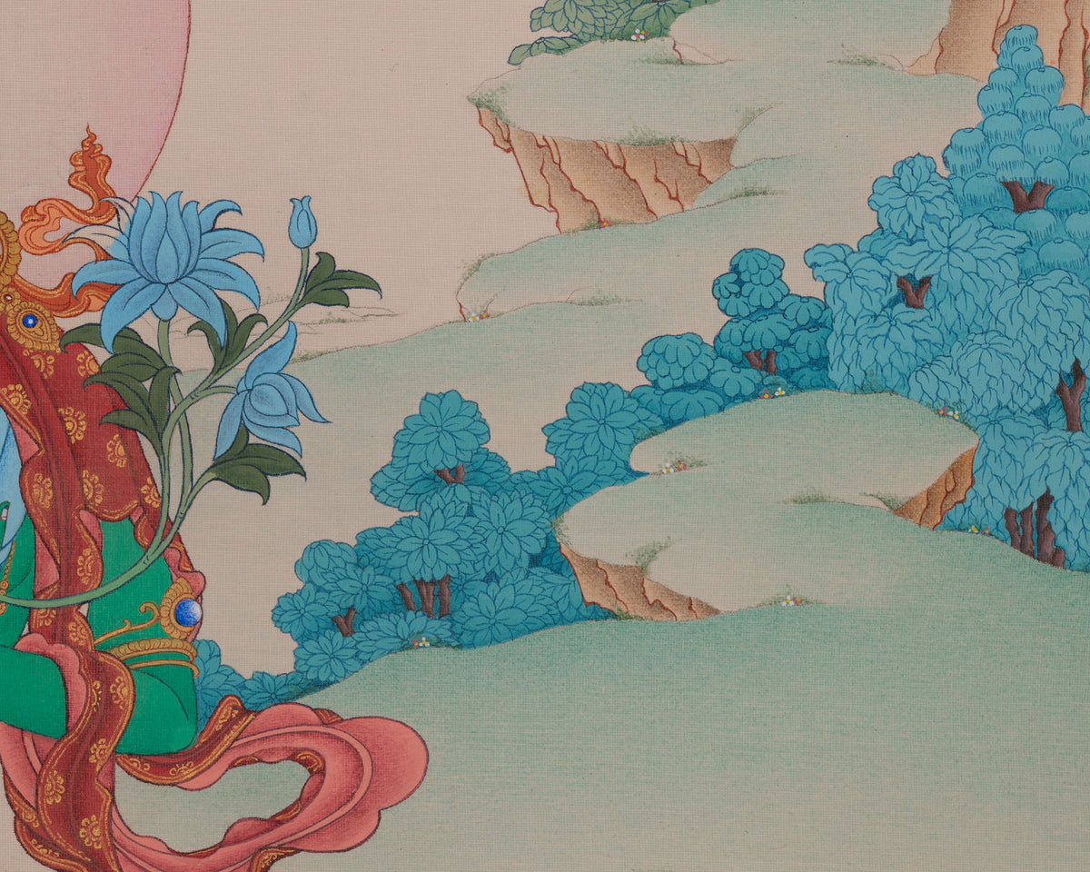 Green Tara Bodhisattva of Action | Compassion And Protection Deity