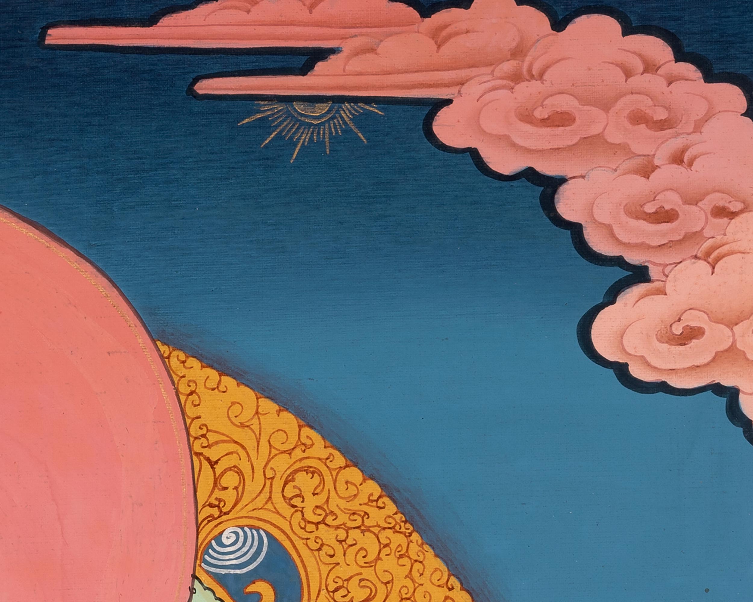 Thangka of Medicine Buddha | Bhaisajyaguru Painting