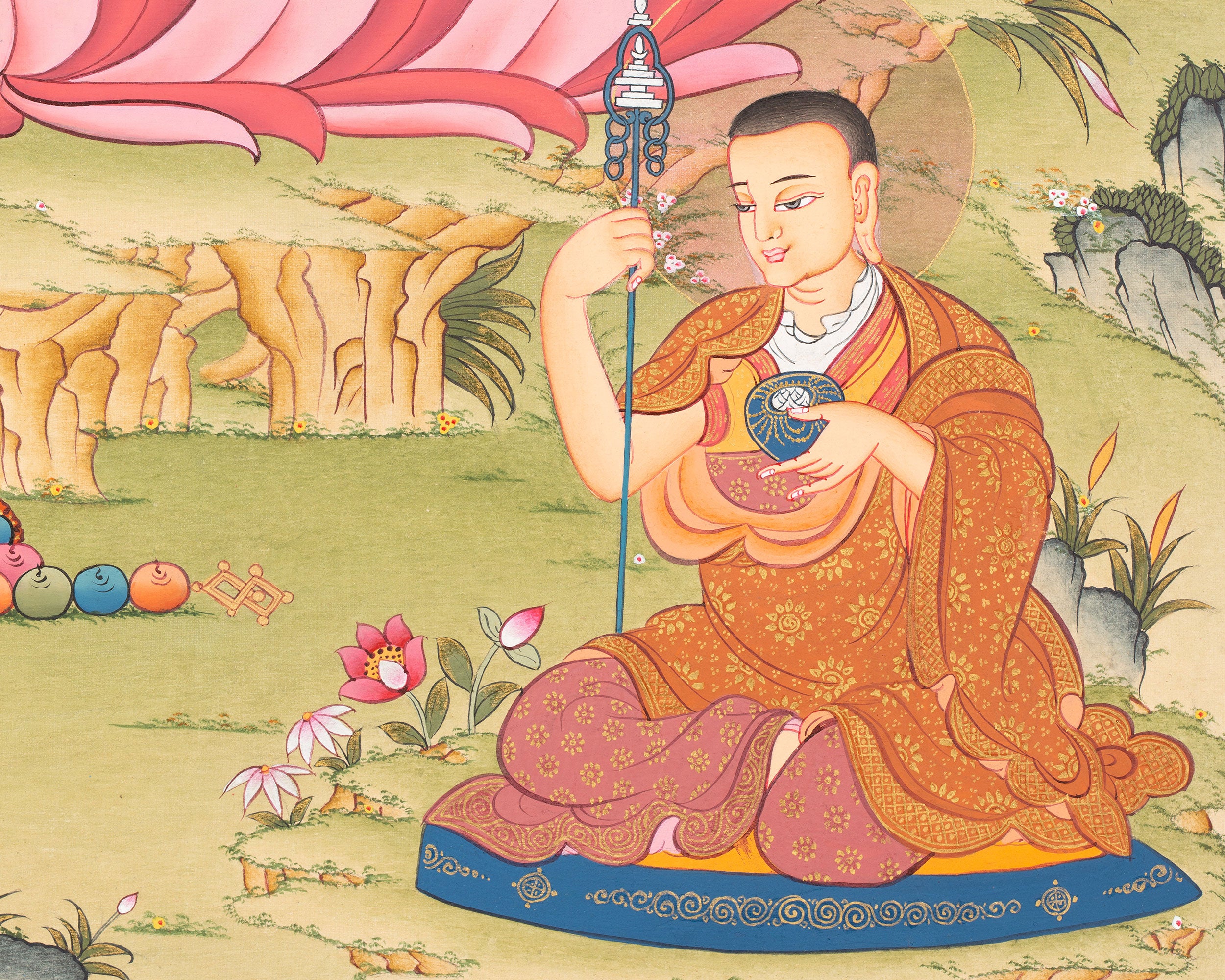 Thangka Of Medicine Buddha | Healing Buddha | Traditional Art