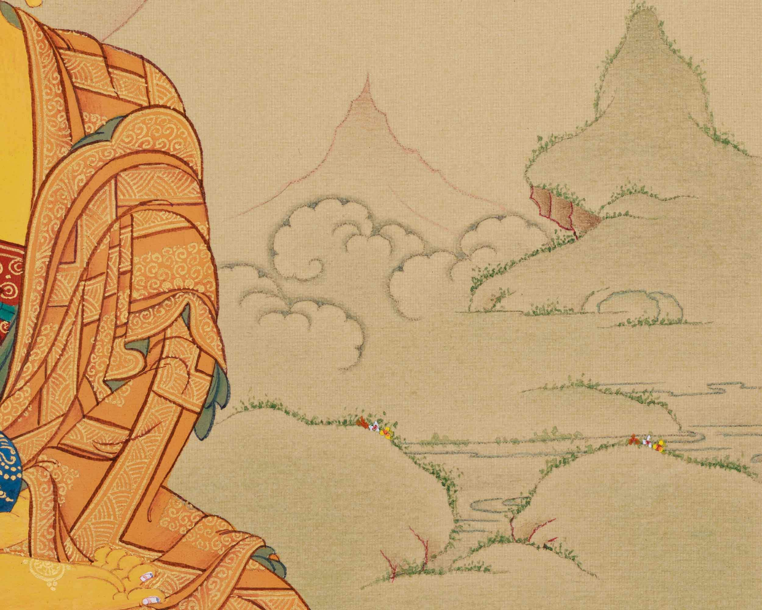 Sage of the Shakya Clan, Shakyamuni Buddha Thangka | Historical Buddha