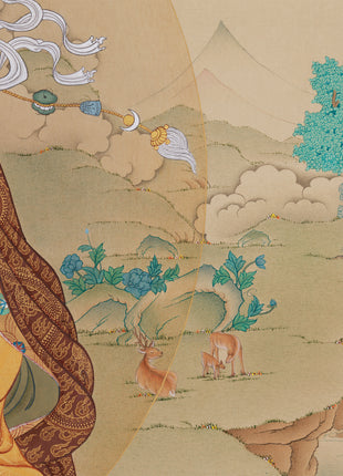 The Great Master Guru Rinpoche Thangka | Exclusive Art of Enlightenment