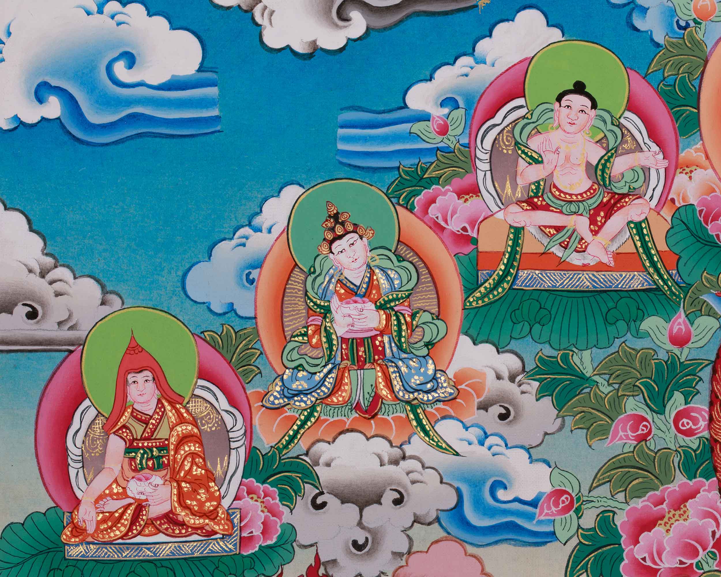 Dakini Troma Nagmo Painting | Black Wrathful Mother | Wrathful Manifestation of Vajrayogini