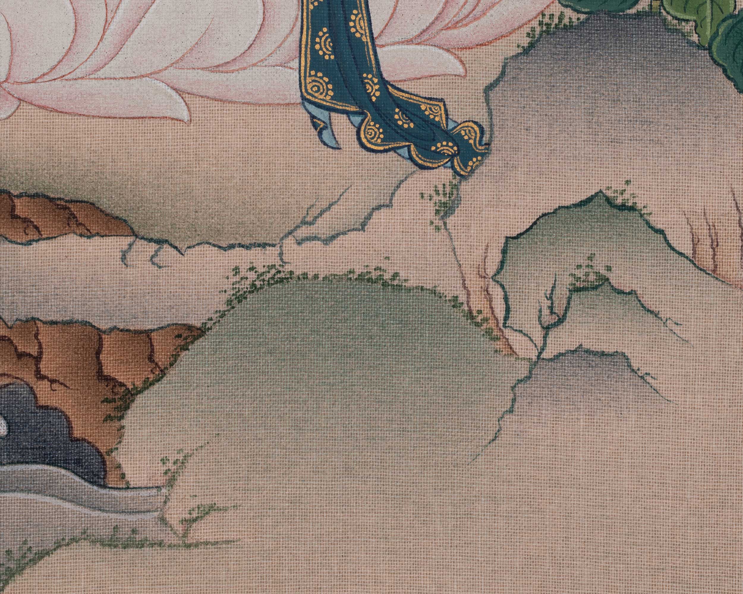 Healing Deity Sita Tara Artwork | Mother of Compassion | White Tara