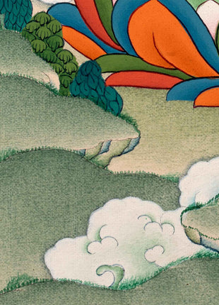 Authentic Buddha Gautama Thangka | Hand-Painted Art of Shakyamuni Buddha | Traditional Painting