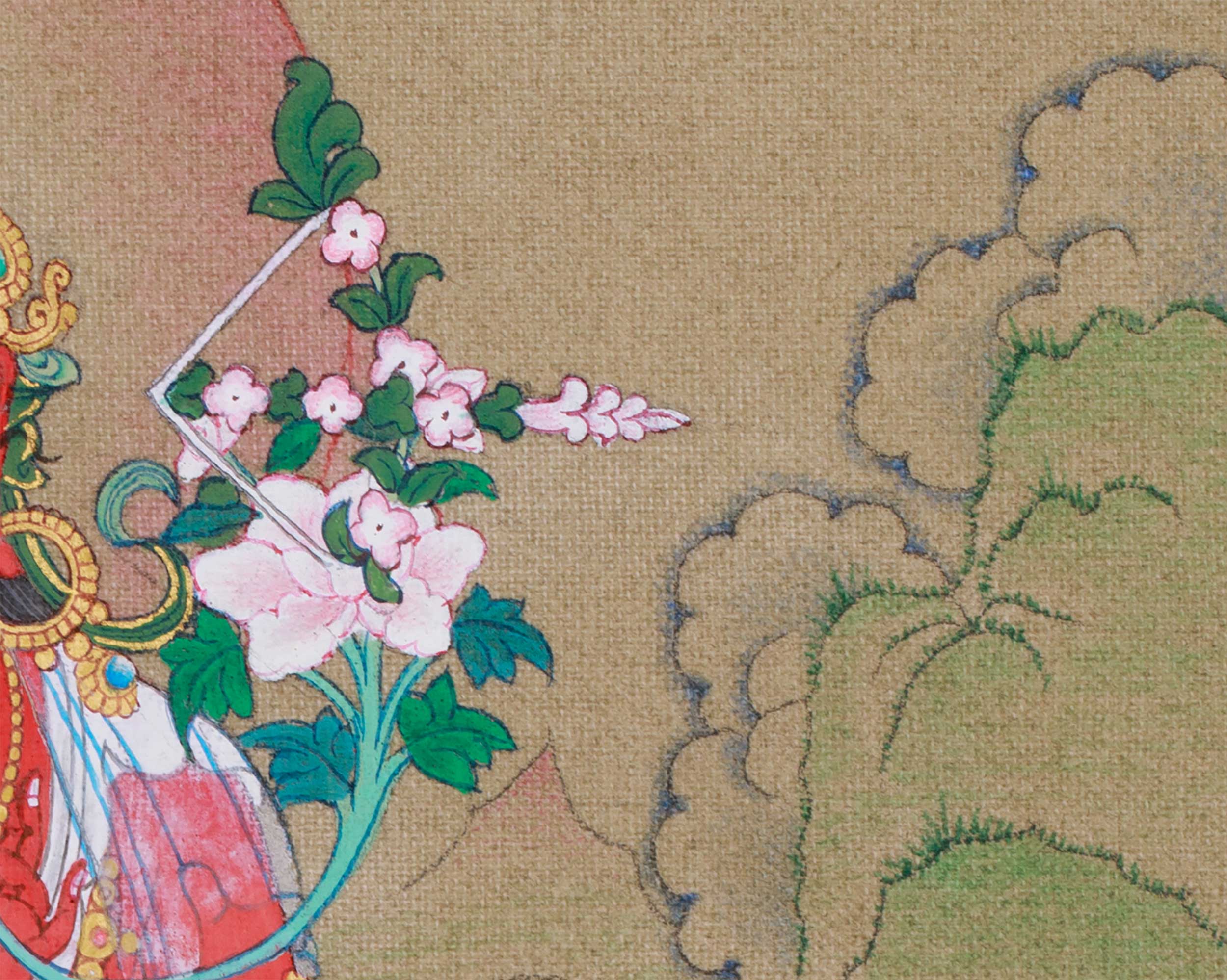 Red Tara Thangka Painting | Goddess of Power, Compassion, and Magnetizing Energy