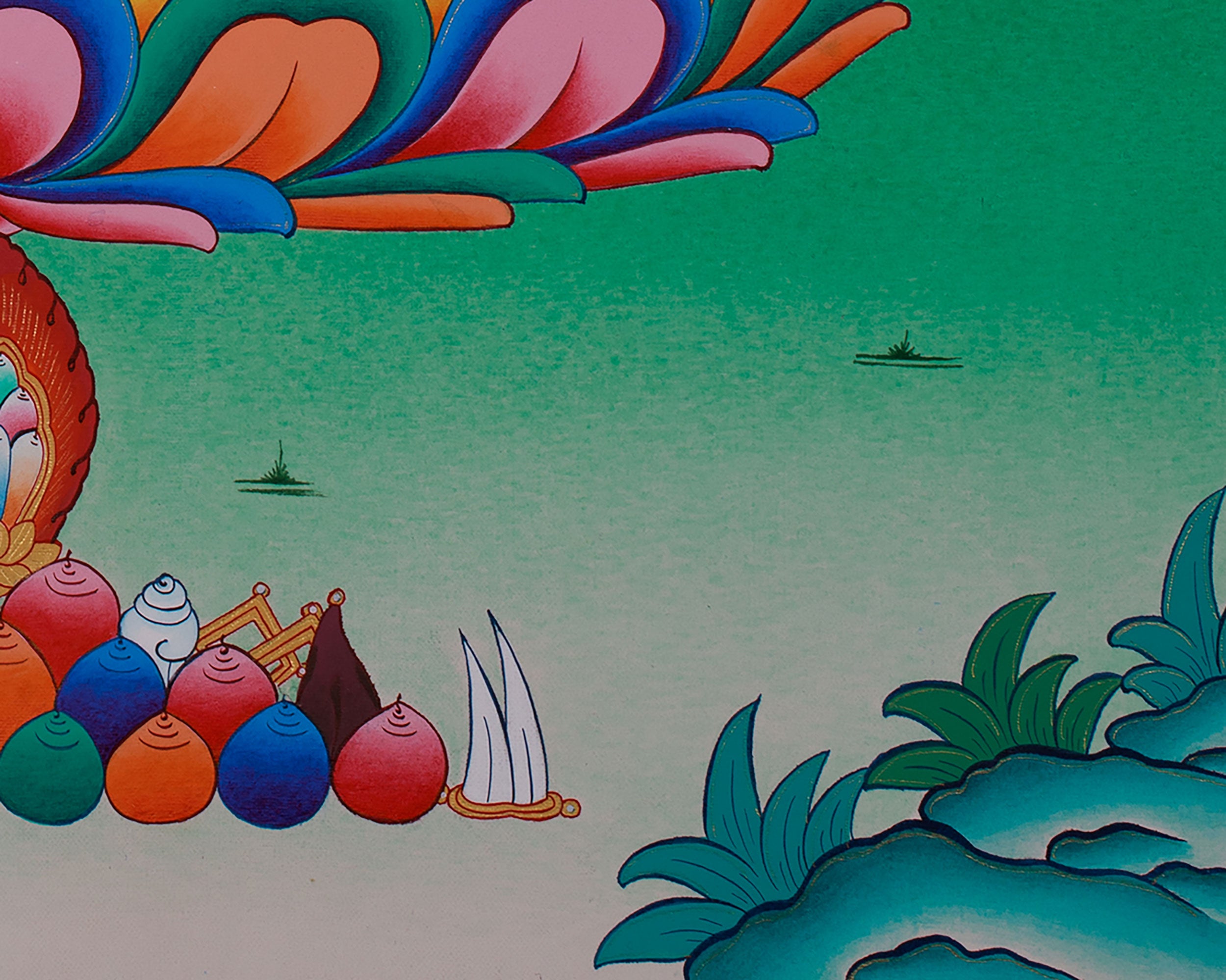 Tsongkhapa Lobzang Drakpa Thangka | Tibetan Buddhist Master