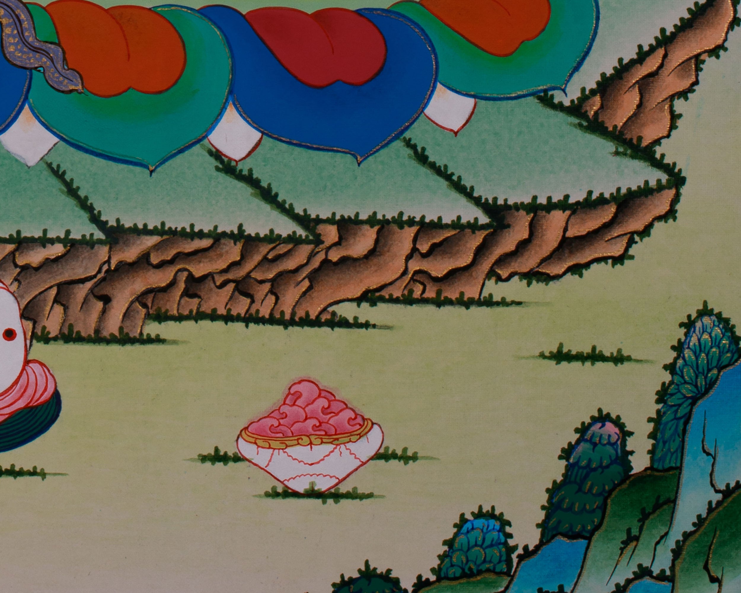 Six Arm Mahakala Thangka | Wrathful Manifestation of The Buddha