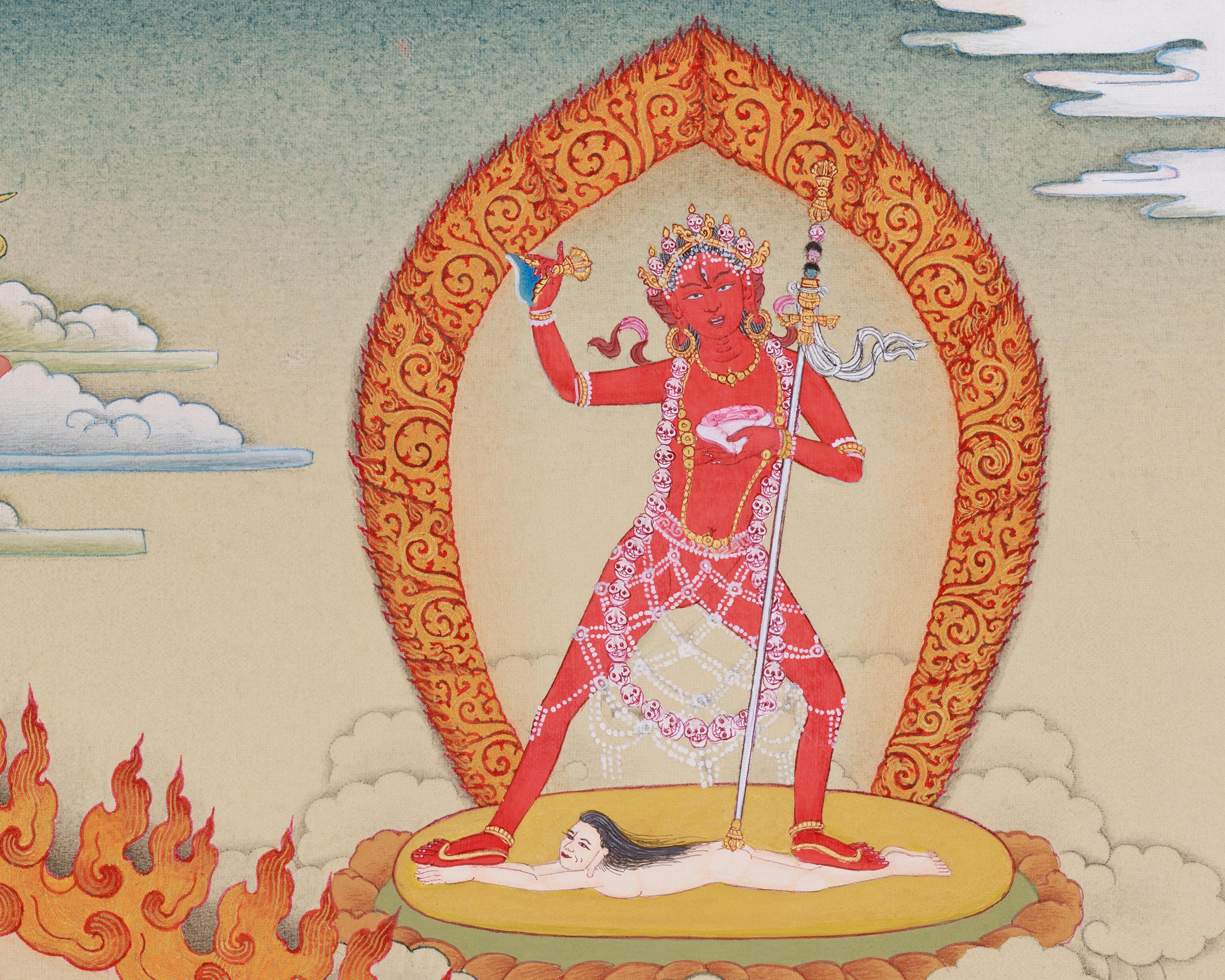 Buddhist Tantric Deity Chakrasamvara | Wheel of Supreme Bliss