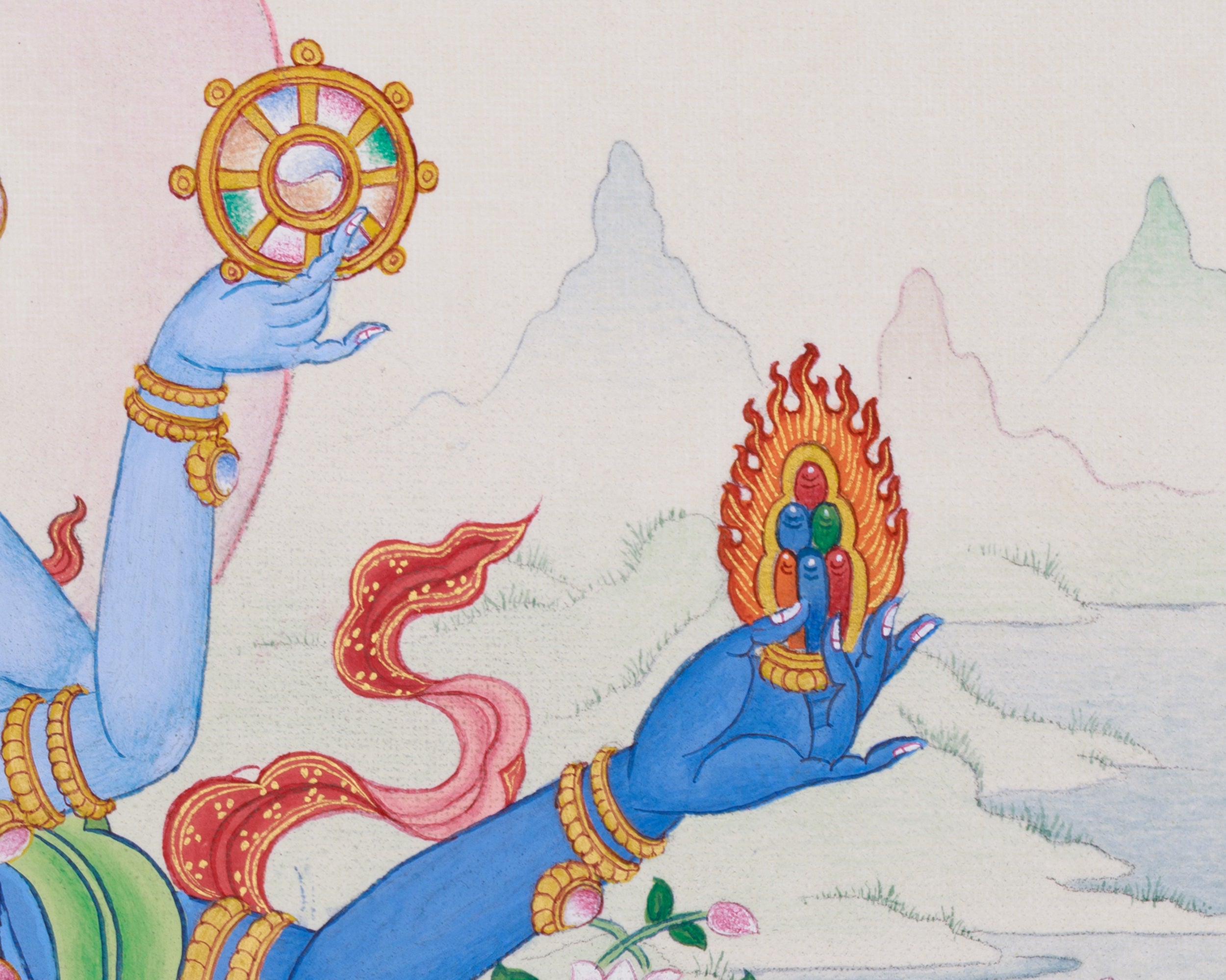 Guhyasamaja Thangka | Deity of Highest Yoga Tantra