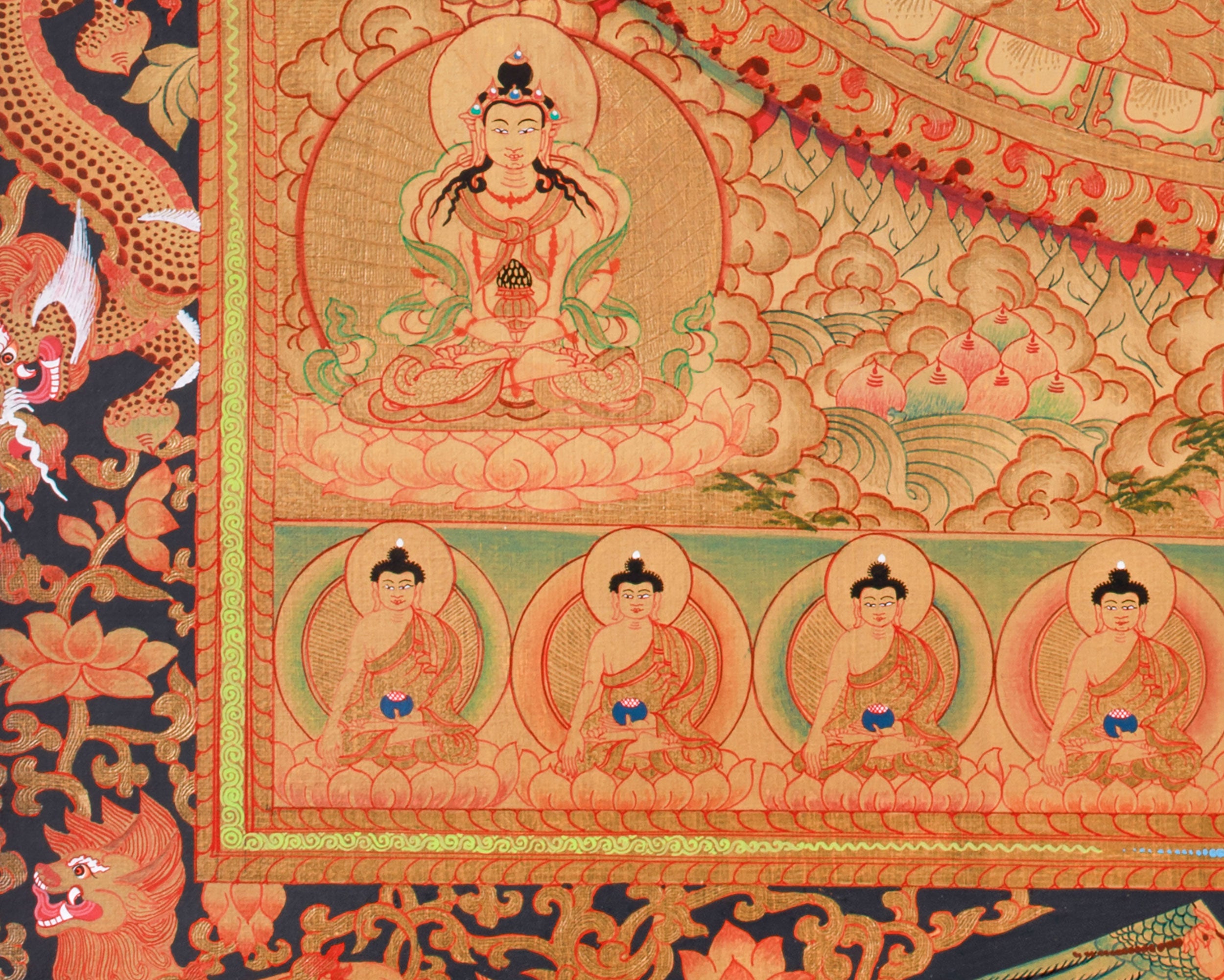 Golden Sita Tara Mandala | Sacred Symbol of Compassion & Wisdom