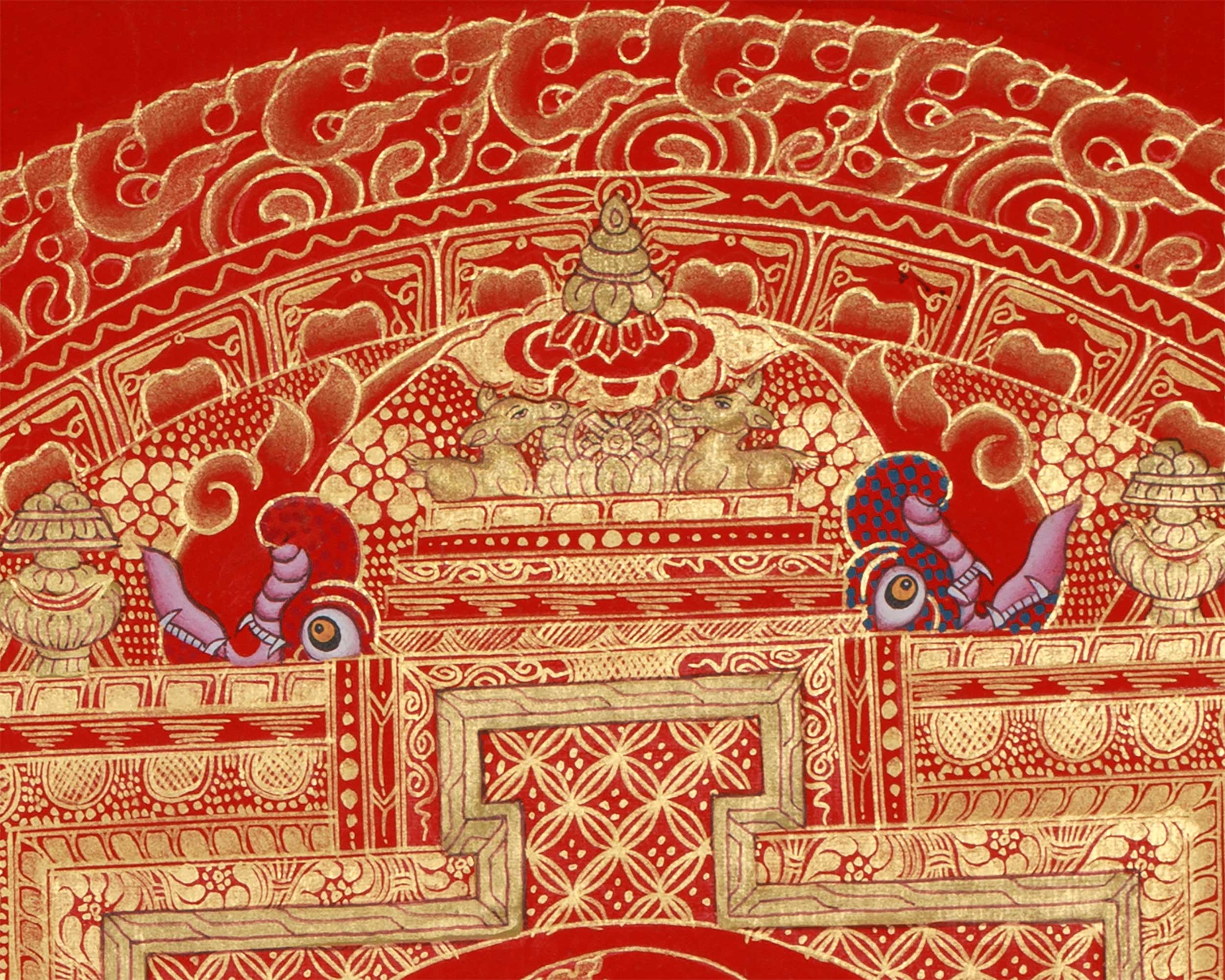Manjushri and Shakyamuni Buddha Mandala | Buddha of Wisdom and Enlightenment