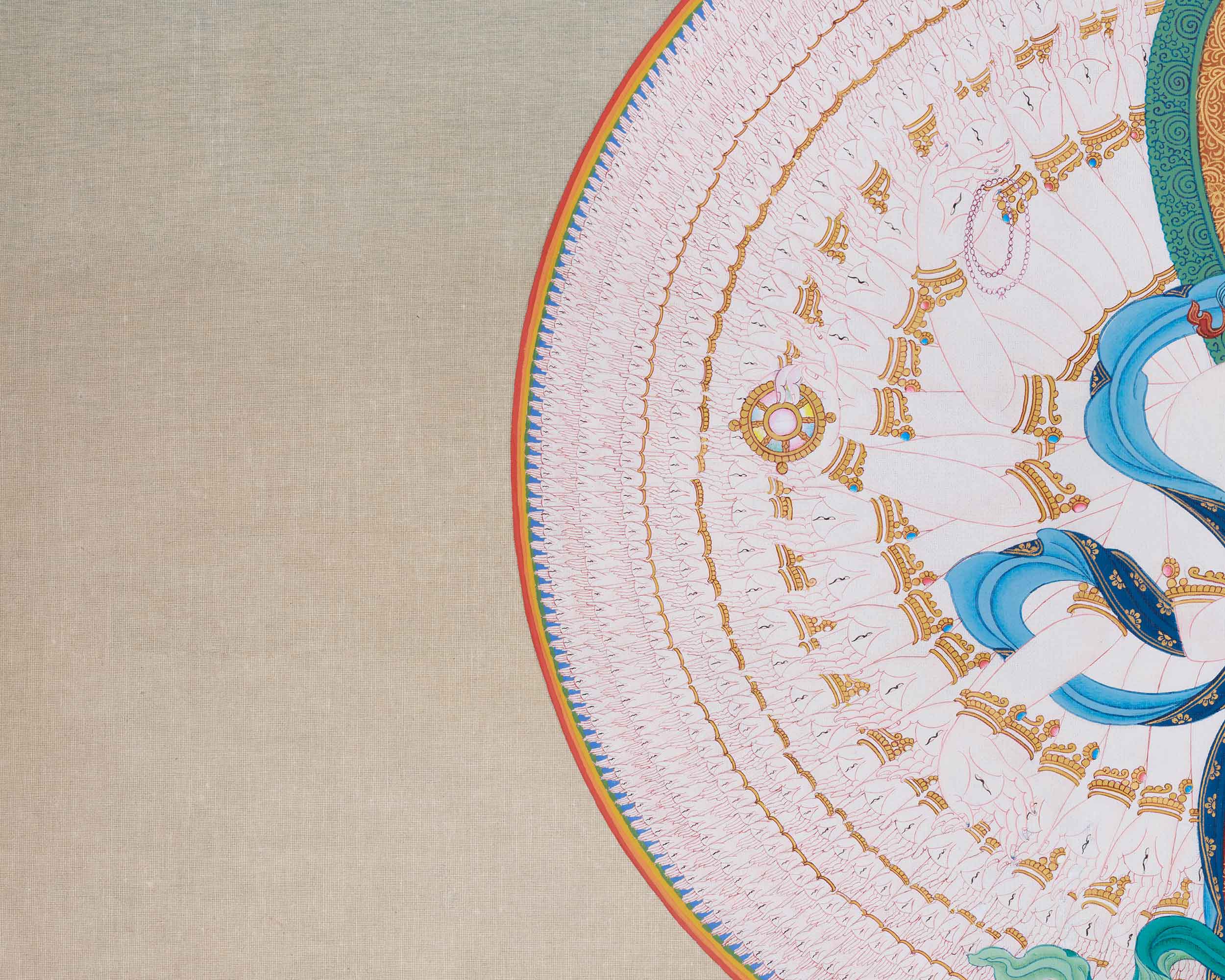Divine 1000 Armed Avalokiteshvara Art | The Embodiment of Infinite Compassion and Enlightenment