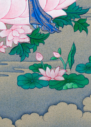 White Tara Thangka – The Compassionate Female Buddha