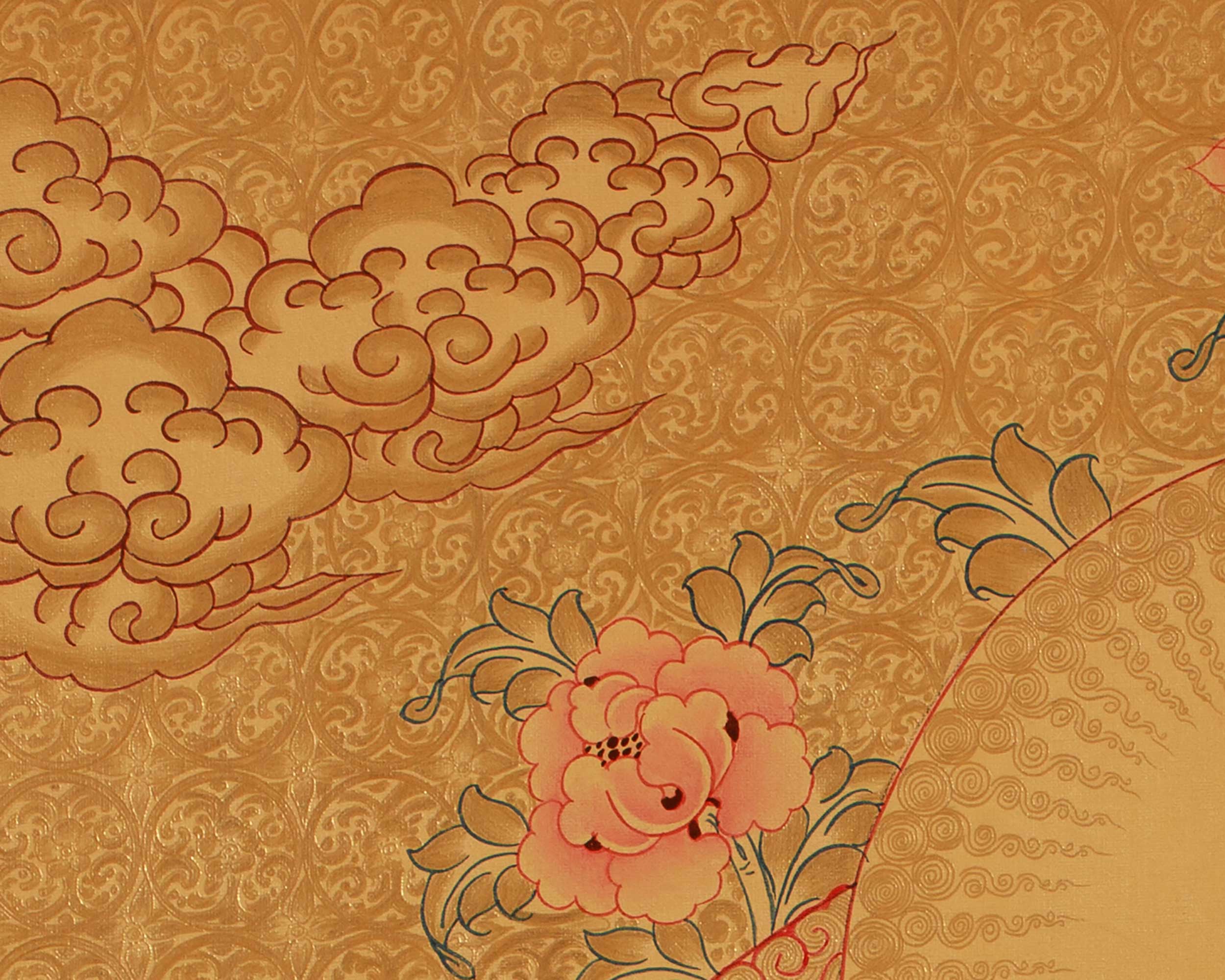 Shakyamuni Buddha Thangka Painting | Wall Hanging Decor