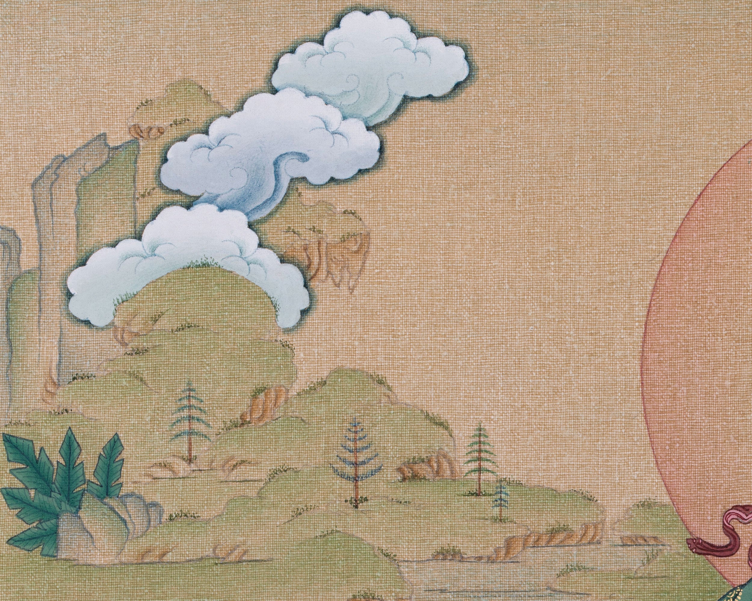 High-Quality Canvas Print of Akasagarbha Bodhisattva | Infinite Space, Knowledge & Generosity