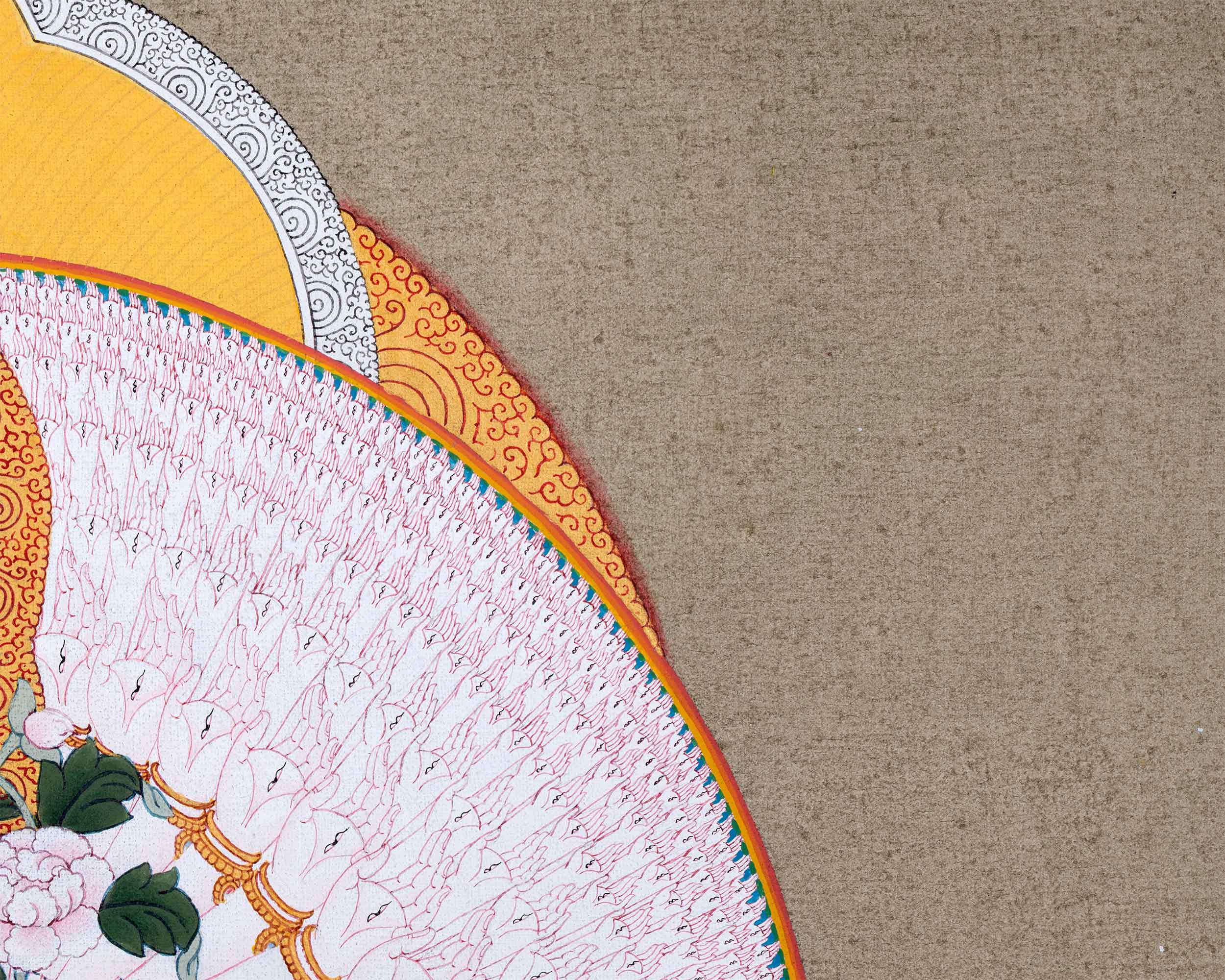 Buddha of Compassion, The 1000 Armed Chenrezig | Thangka for Meditation Practice