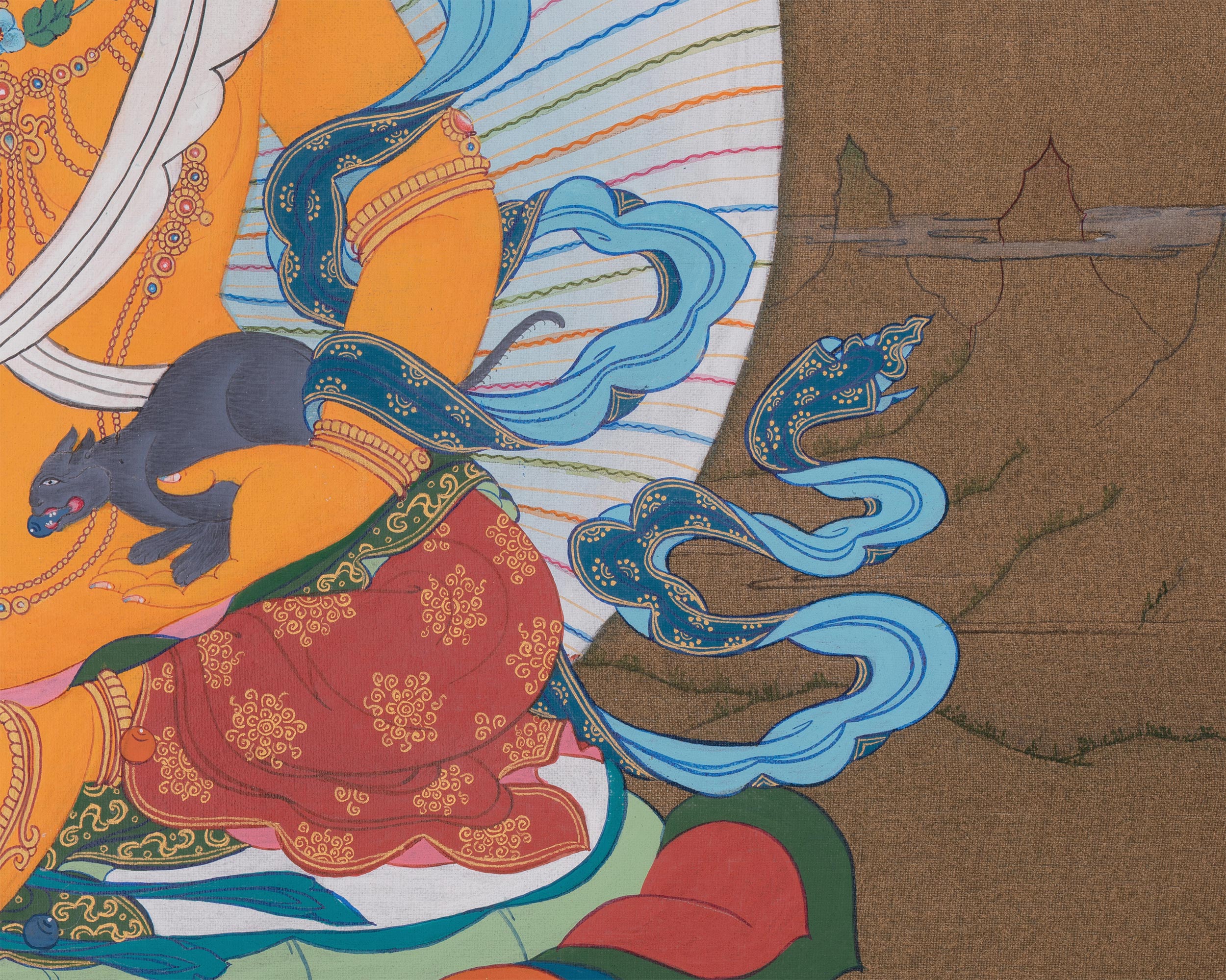Deity of Wealth Dzambhala Thangka | A Powerful Tool for Wealth and Success