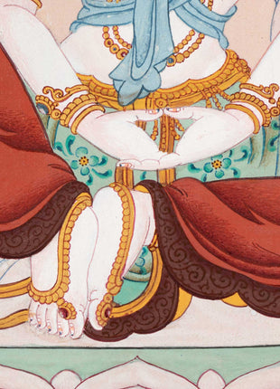 Candrakanti Tara  | 21 Tara of Surya Gupta Thangka