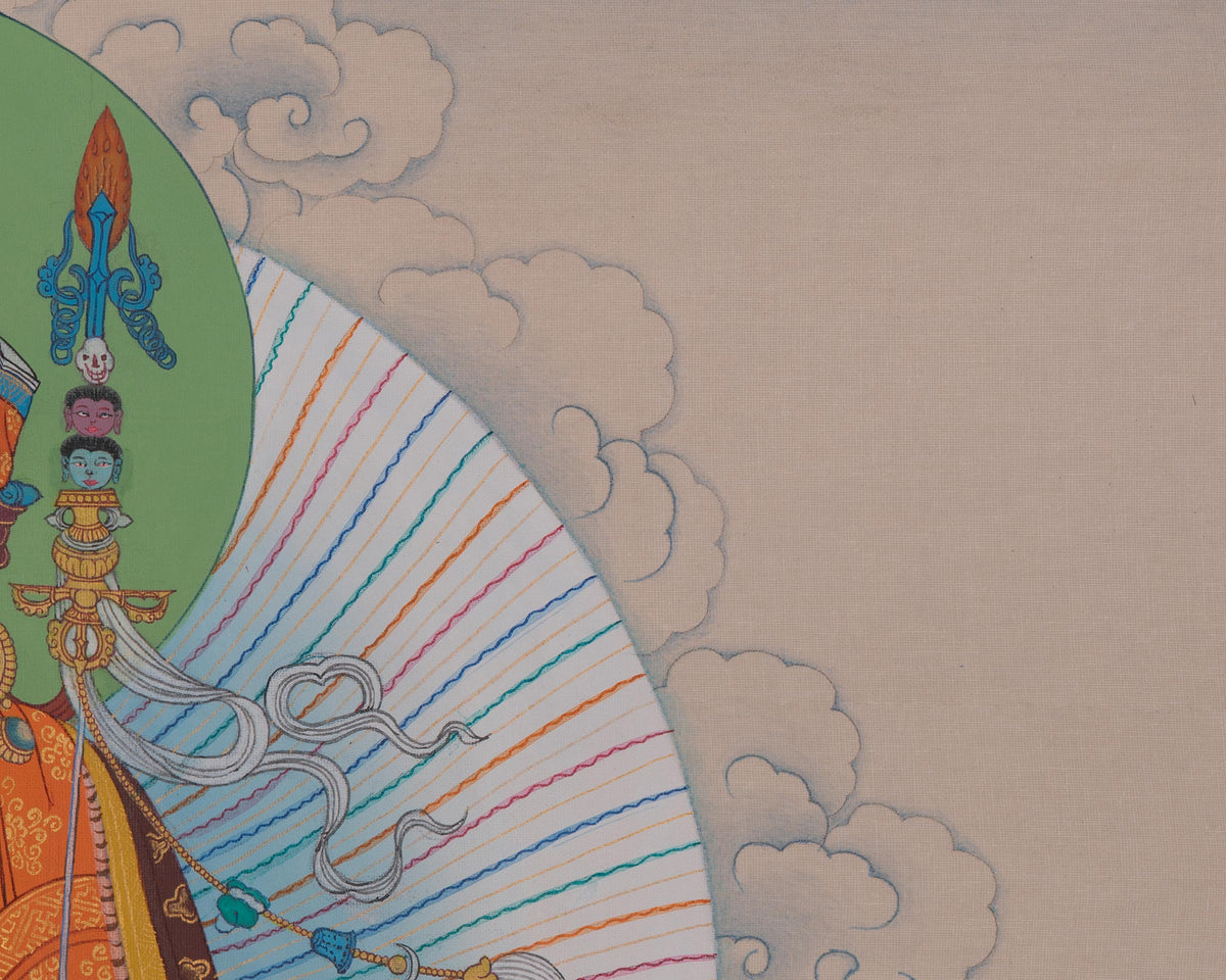 Guru Rinpoche Himalayan Thangka | Buddhist Master | Padmasambhava Art
