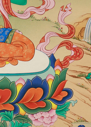 Green Tara Buddhist Art Print | Divine Feminine Poster | Tibetan Goddess Tara