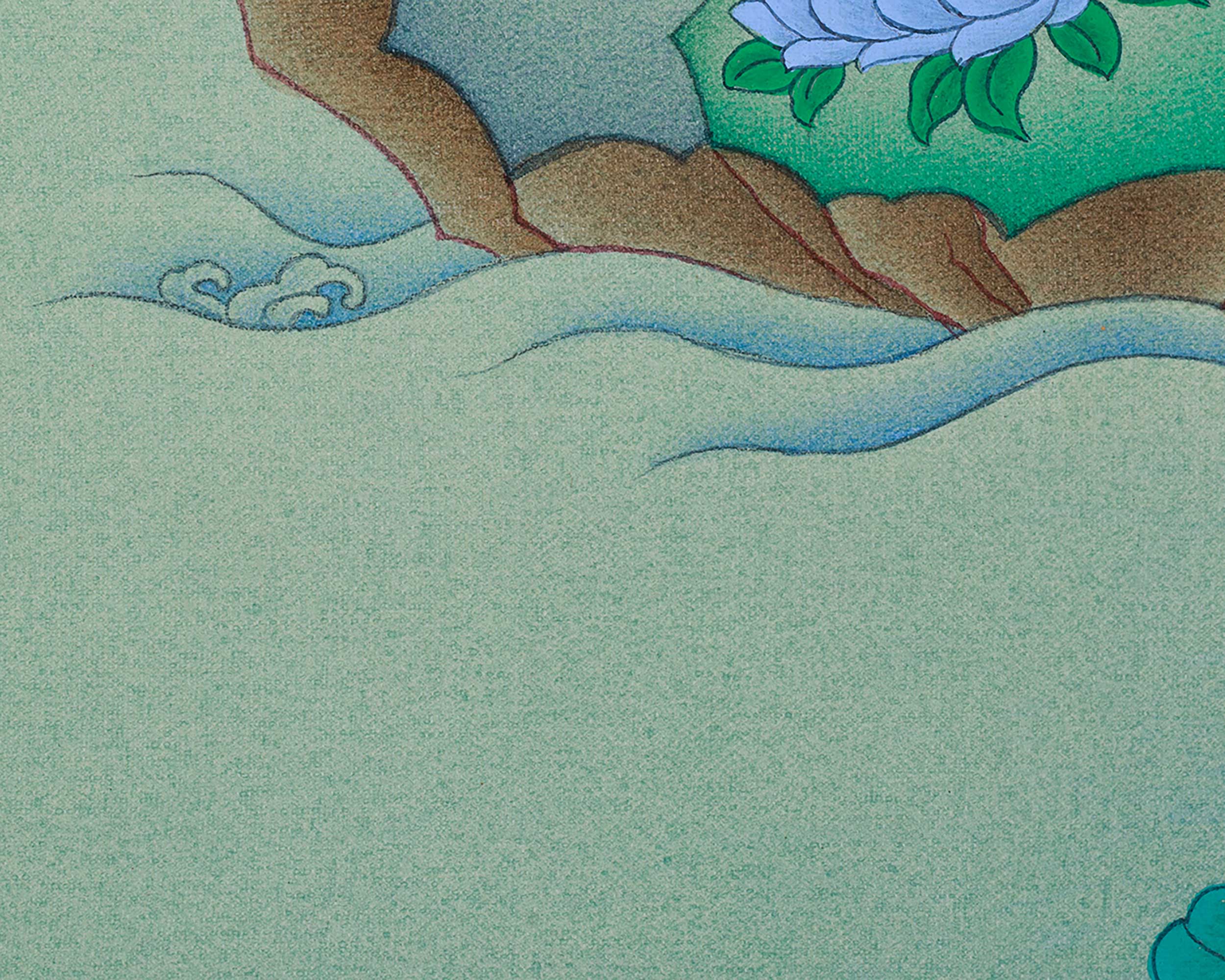 Liberation Mother Green Tara Thangka | Compassion & Healing Deity