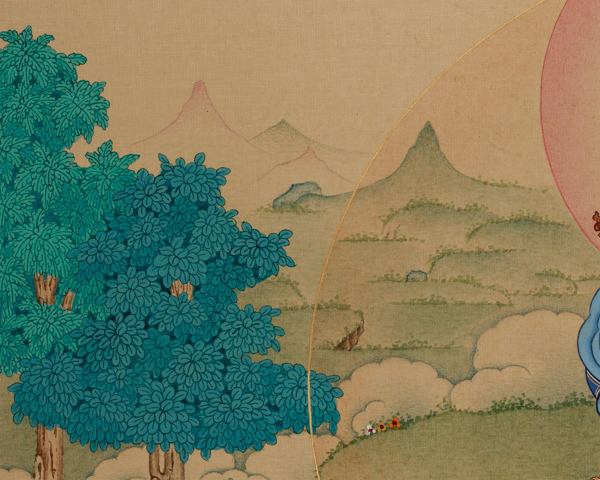 Seven Eyes Goddess, White Tara Thangka | Karma Gardi's Masterpiece