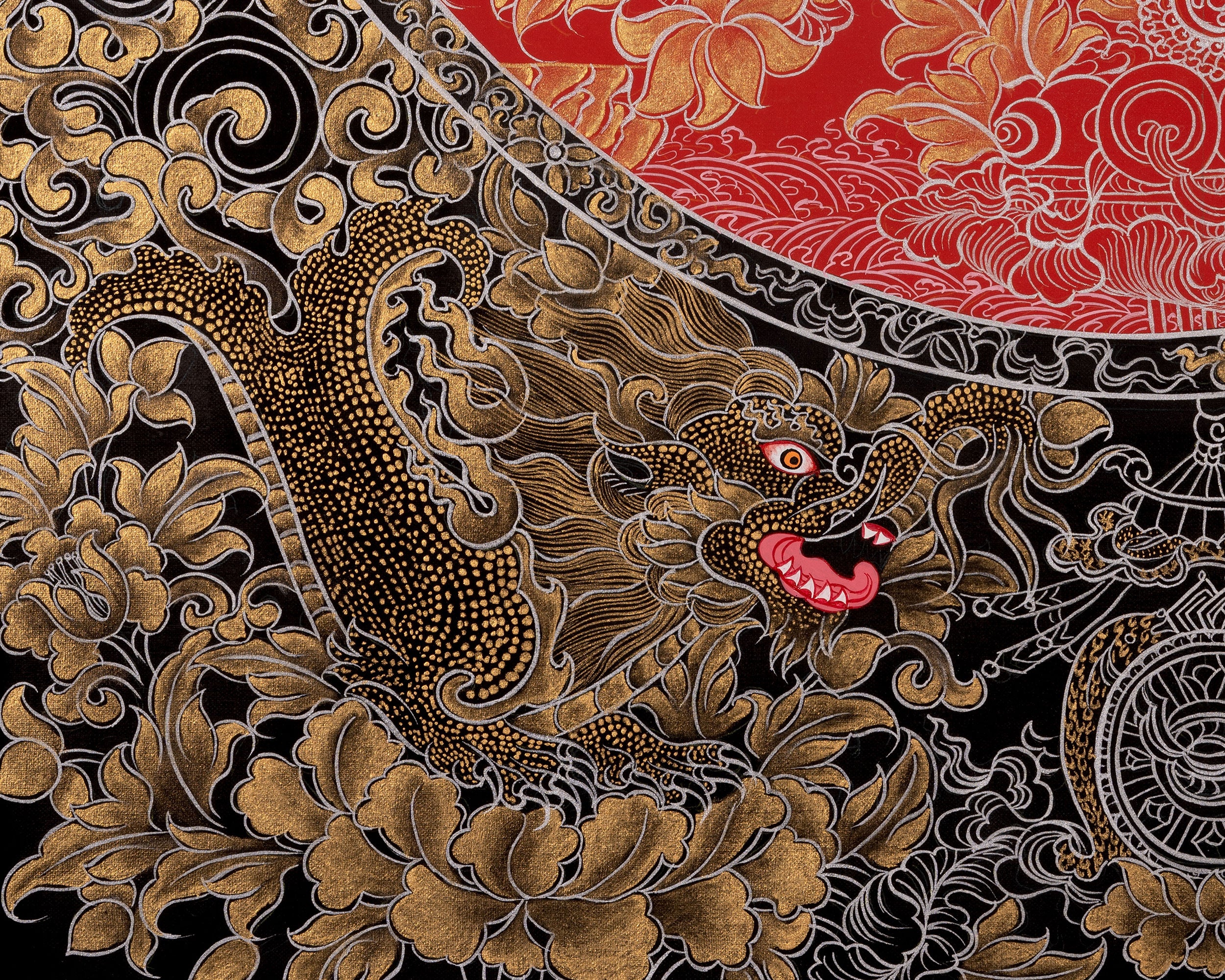 Manjushree Thangka Painting | Bodhisattva Of Wisdom | Religious Art