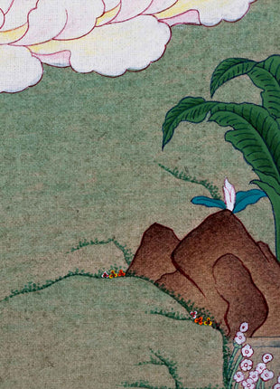 Buddhist White Tara Thangka | Handpainted Traditional Artwork | Vajrayana Painting