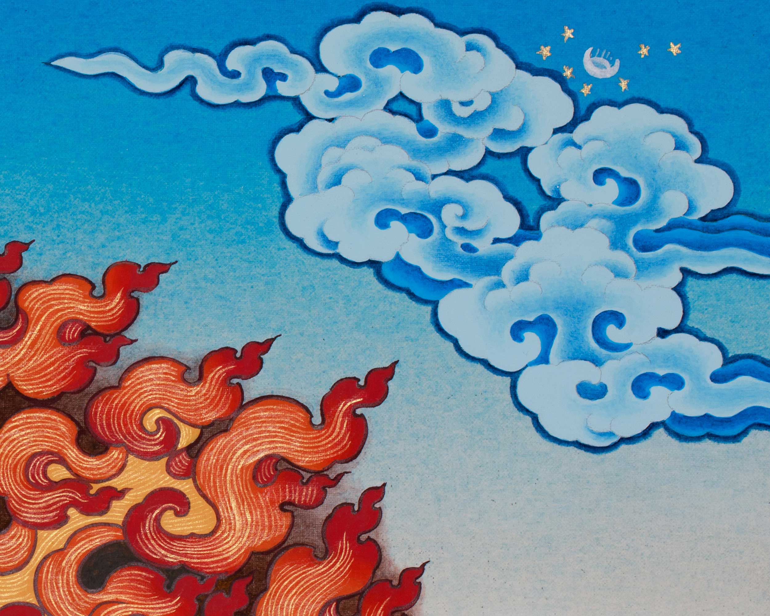 Sacred Tibetan Vajrapani | Fierce Deity of Power and Protection