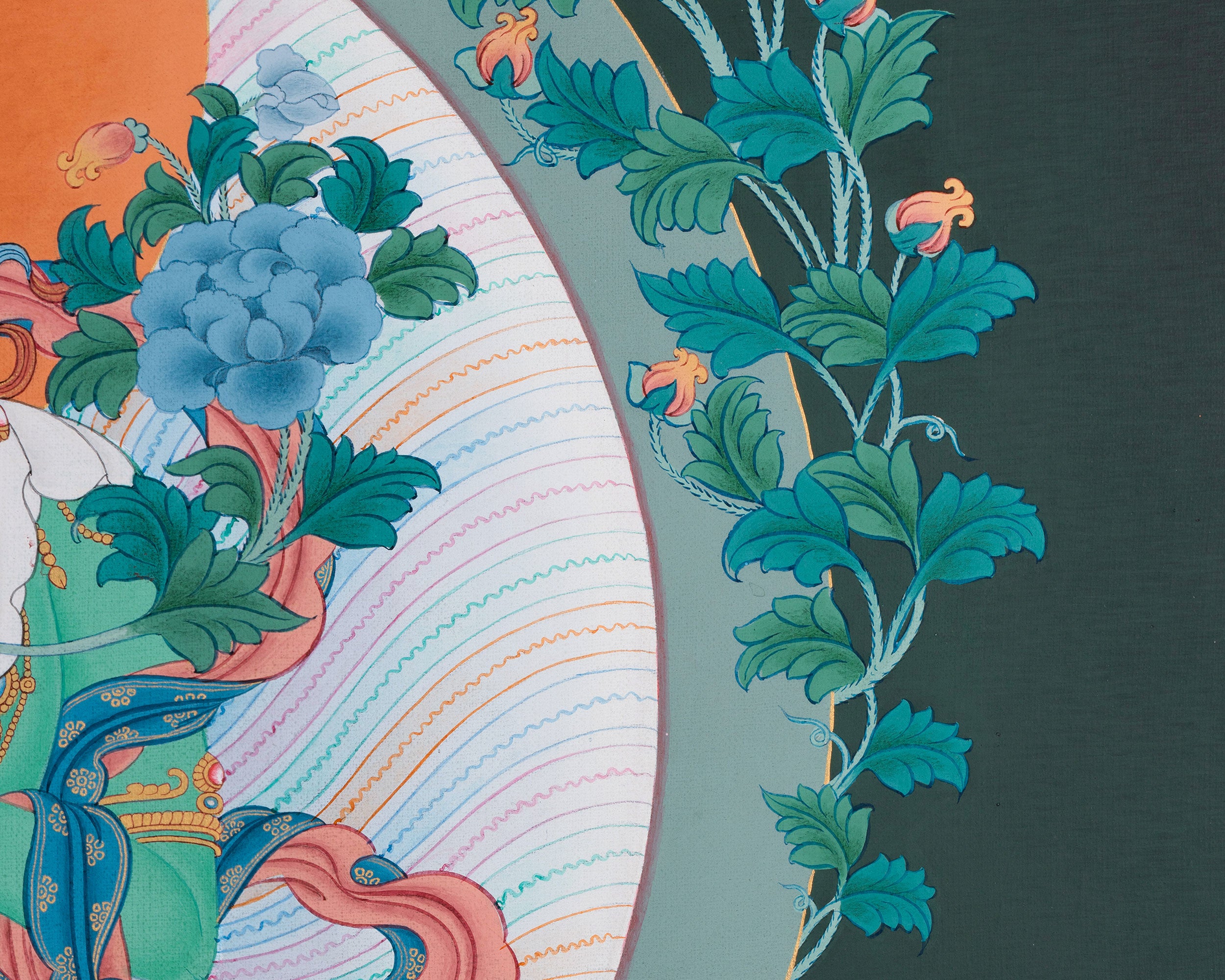 Goddess Green Tara Print | Tibetan Deity of Healing and Swift Protection
