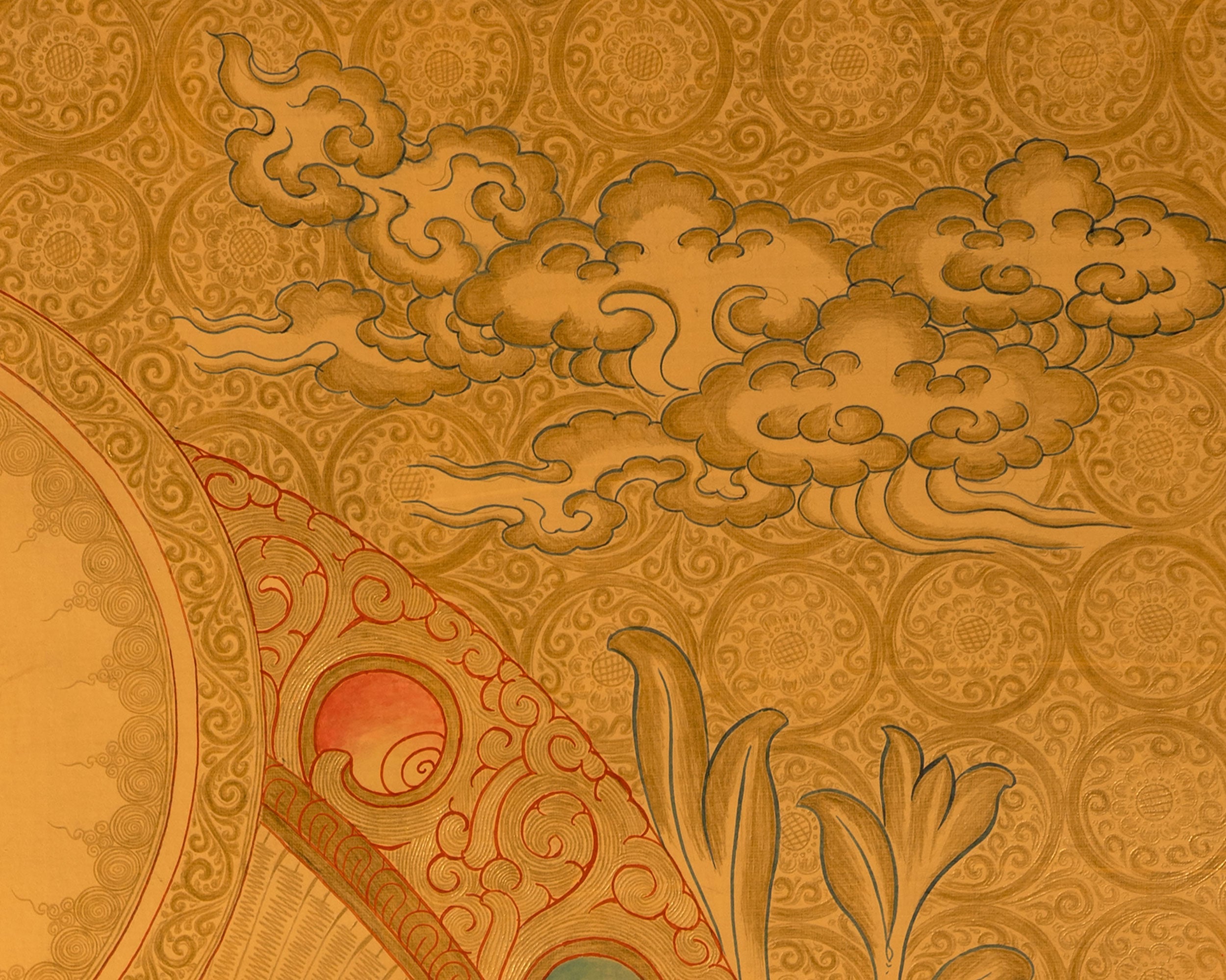 Tibetan Shakyamuni Buddha Thangka | Hand-Painted Buddhist Artwork