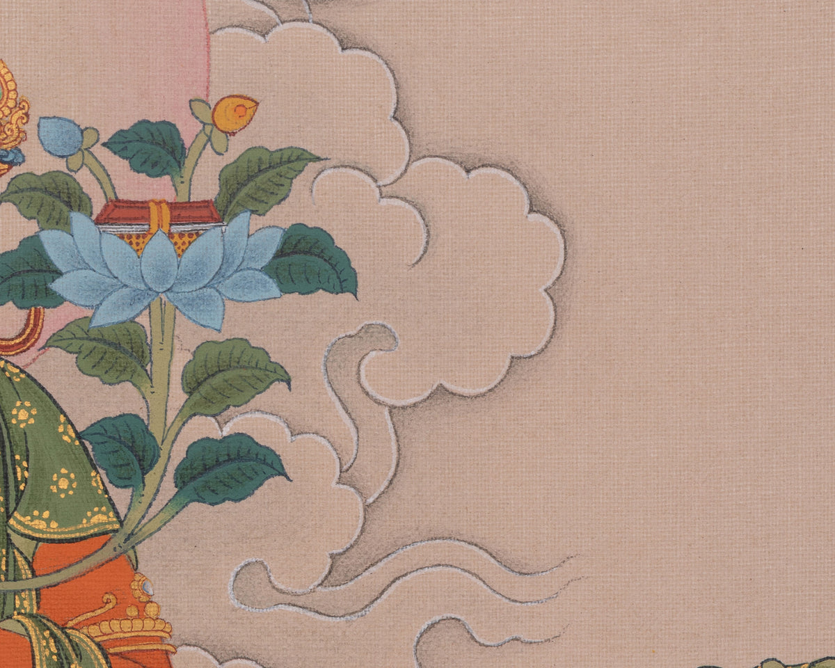 Tibetan Manjushri Art | Sword Of Wisdom | Represents Spiritual Understanding and Awakening