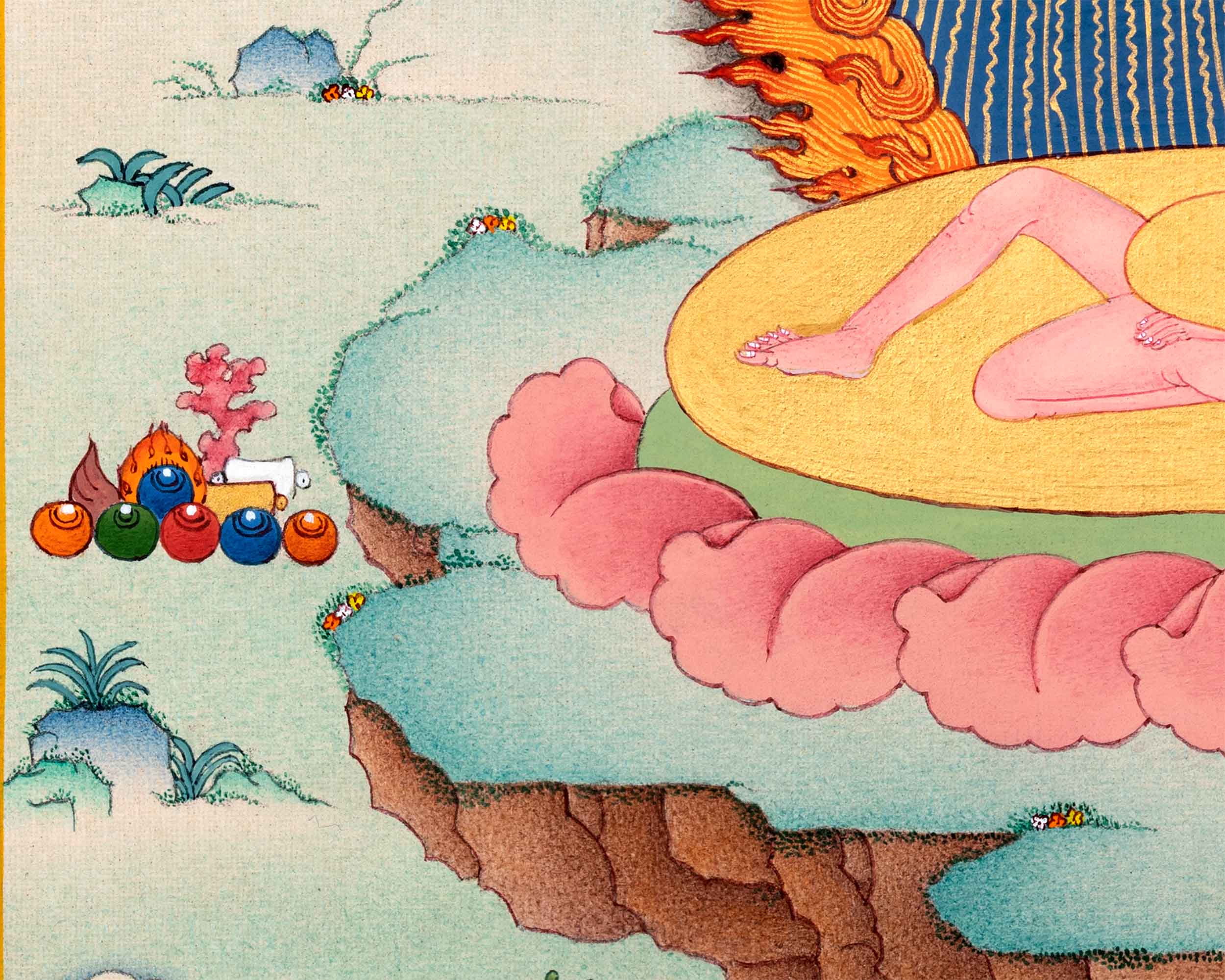 Vajravarahi Thangka | Tantric Buddhist Goddess | Buddhist Dakini Art