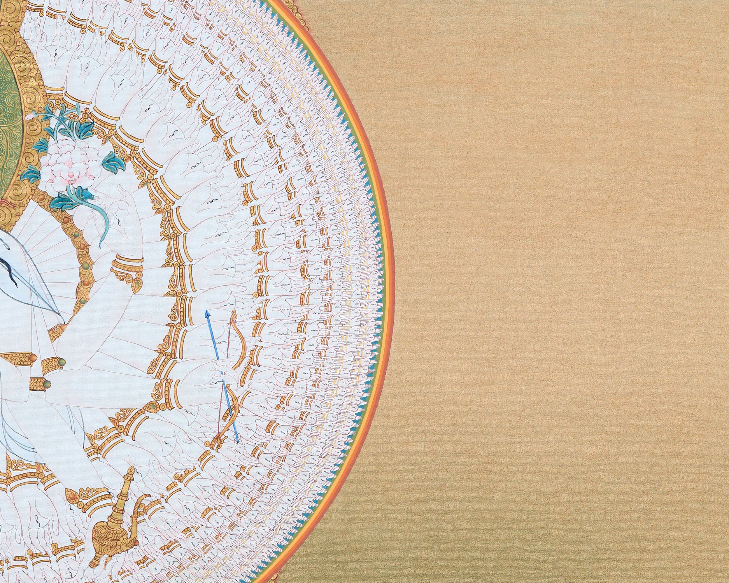 A Sacred High-Quality 1000-Armed Chenrezig Print | Symbol of Mercy and Compassion