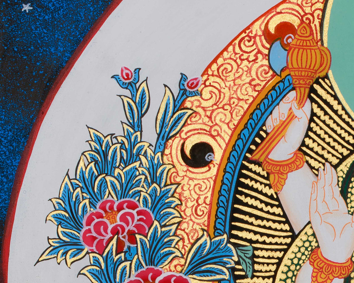 Lord Ganesh Painting | Original Hand Painted Ganesh | Ganpati Artwork | Religious Art |