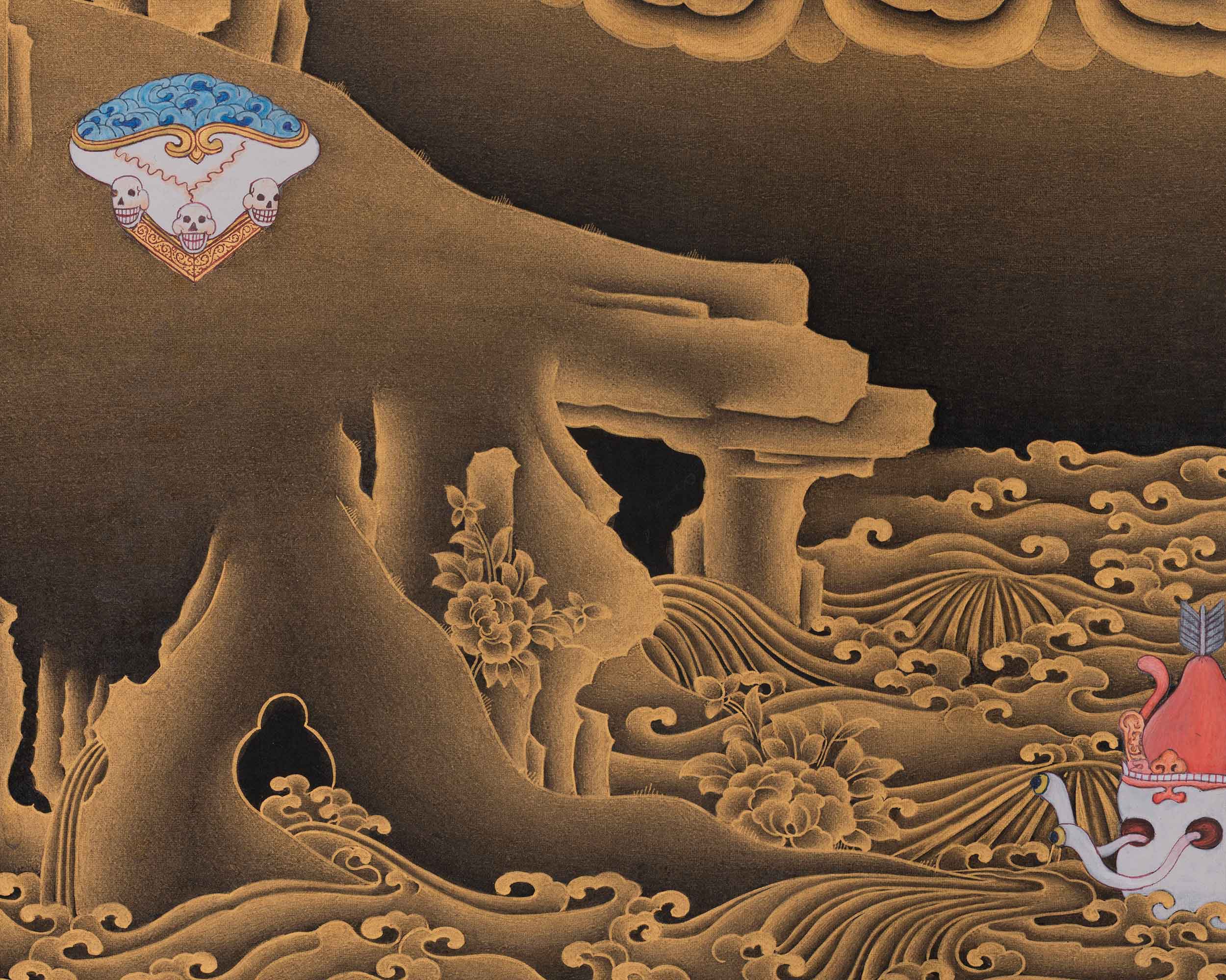 Vajrakilaya Sacred Artwork | Wrathful Wisdom Deity of Spiritual Protection
