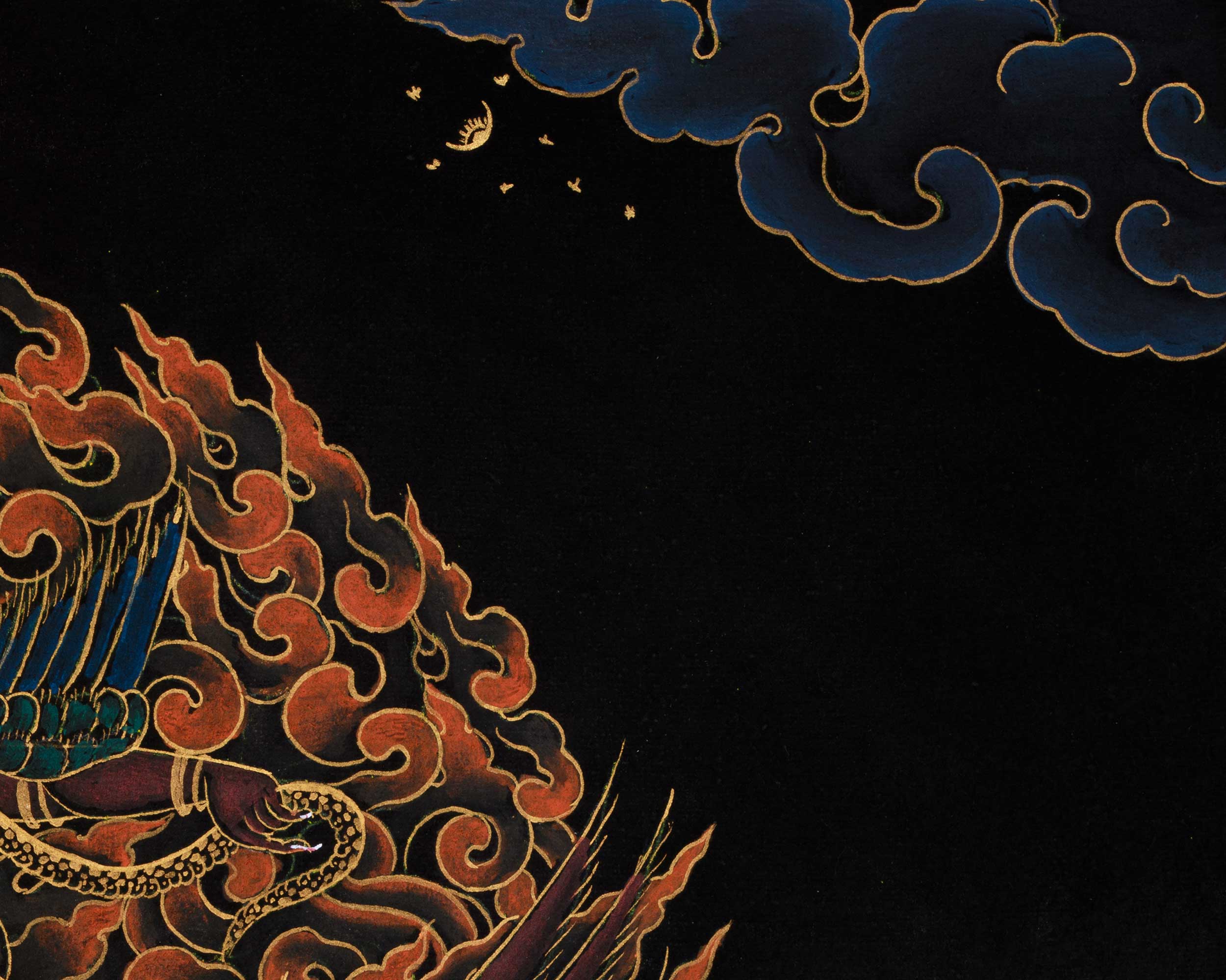 Guru Dragpo, Wrathful Guru Manifestation Thangka